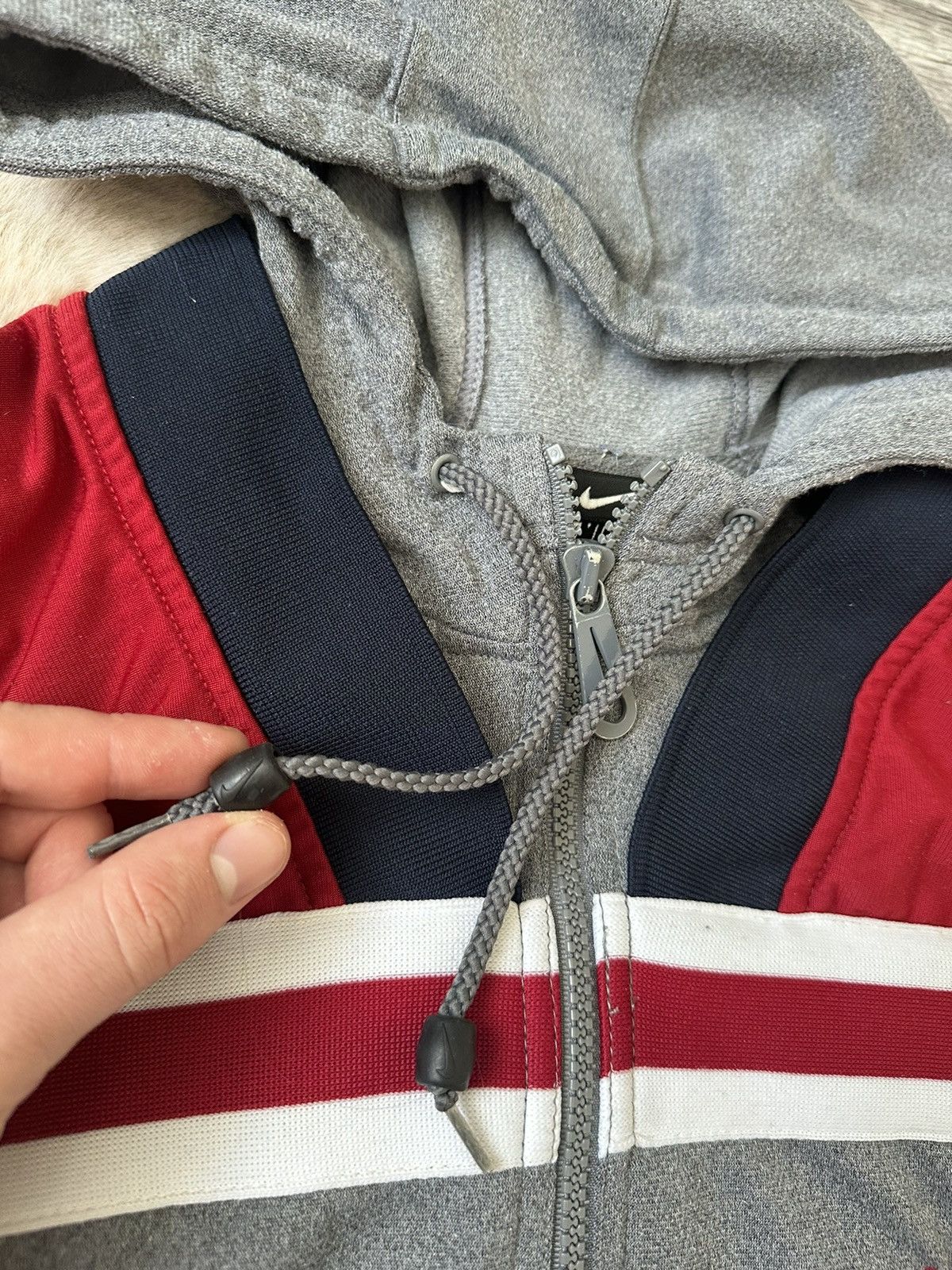 Nike Nike Vintage Big Logo Zip Hoodie BoxFit Oversize y2k 90s Size US M / EU 48-50 / 2 - 9 Thumbnail