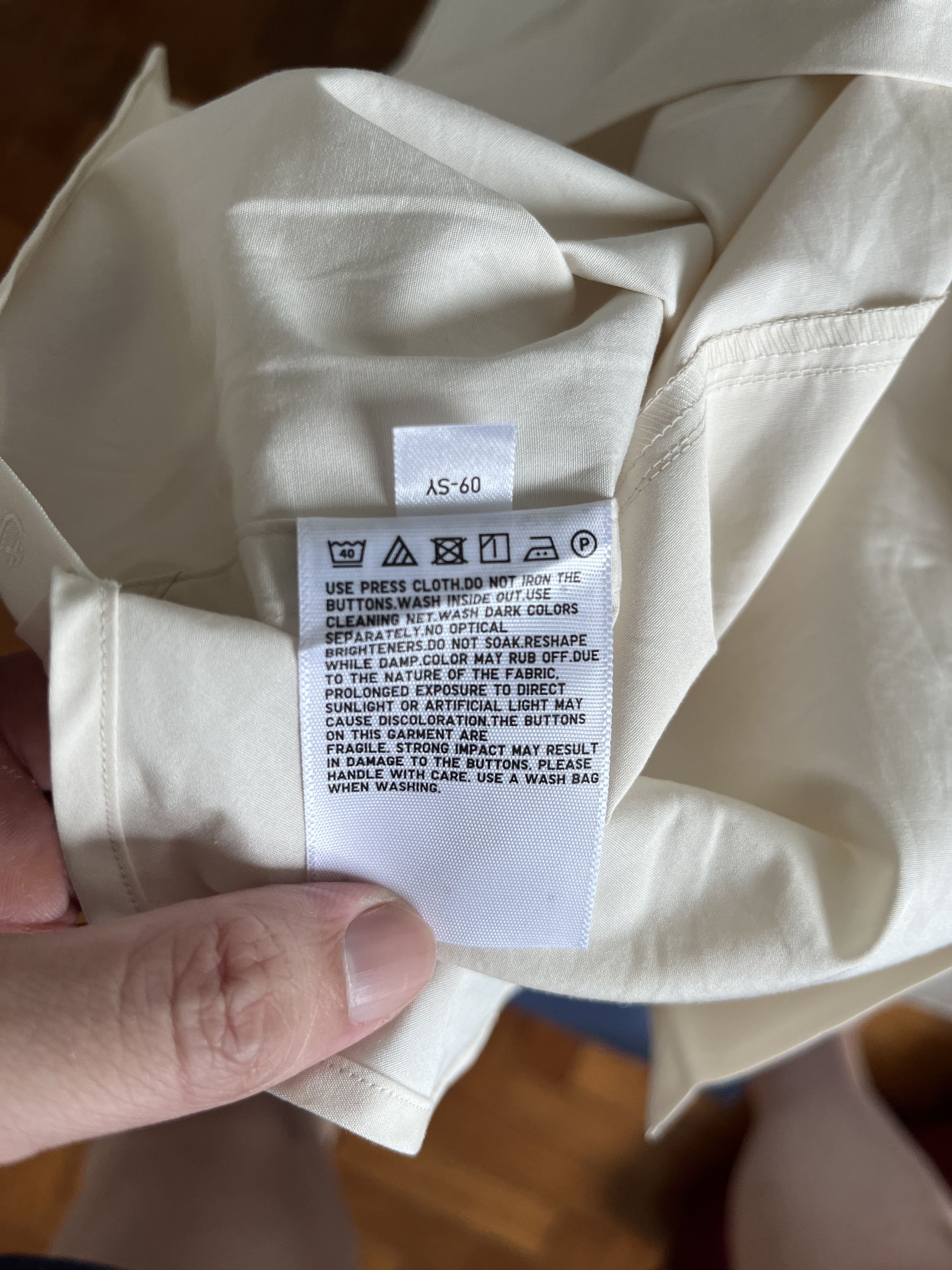 Jil Sander × Uniqlo Uniqlo J+ Offwhite Shirt Size US S / EU 44-46 / 1 - 4 Thumbnail