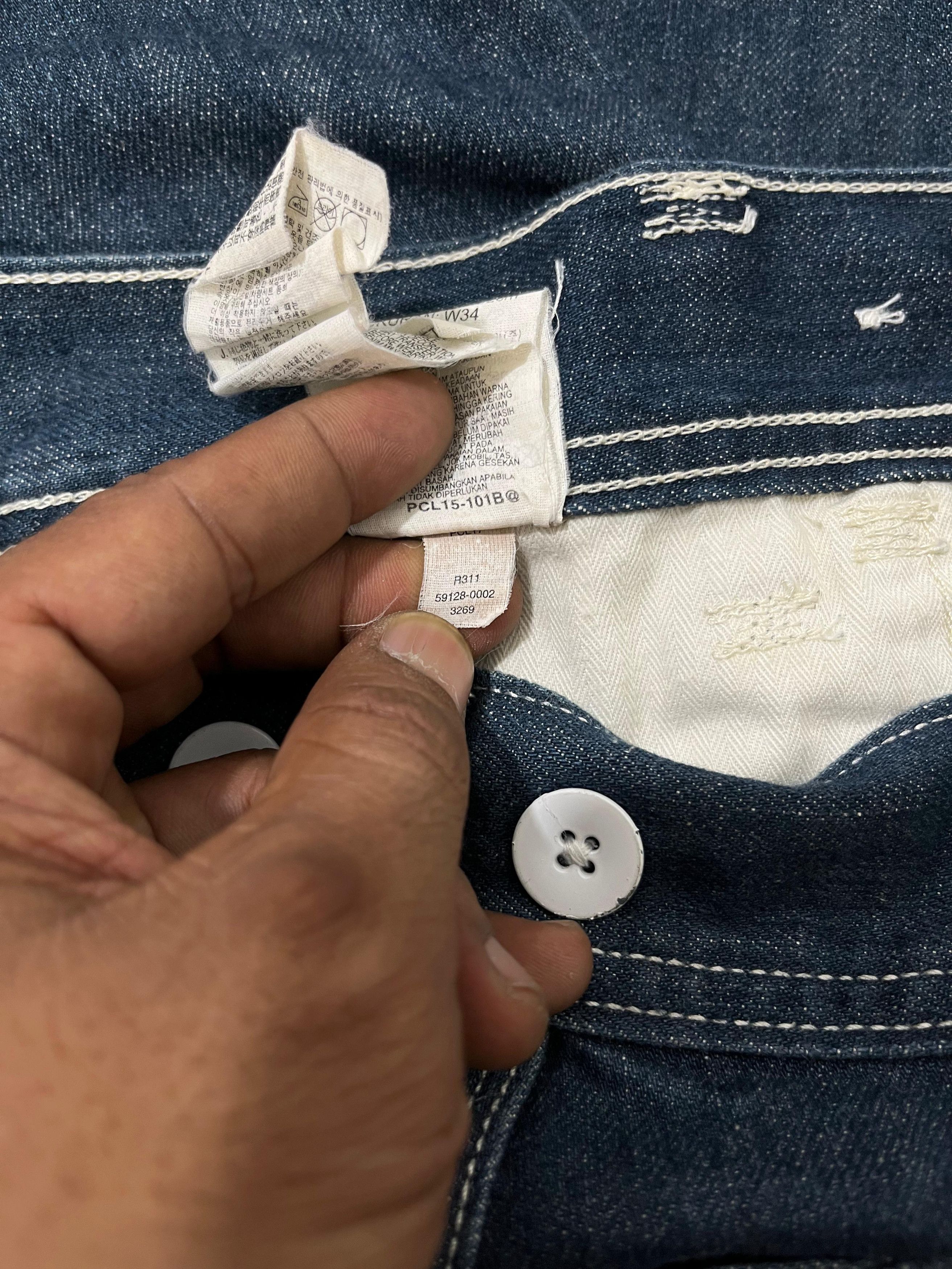 Levi's 💥Rare💥Levis 560 Buckle Jorts Denim Size US 34 / EU 50 - 10 Thumbnail