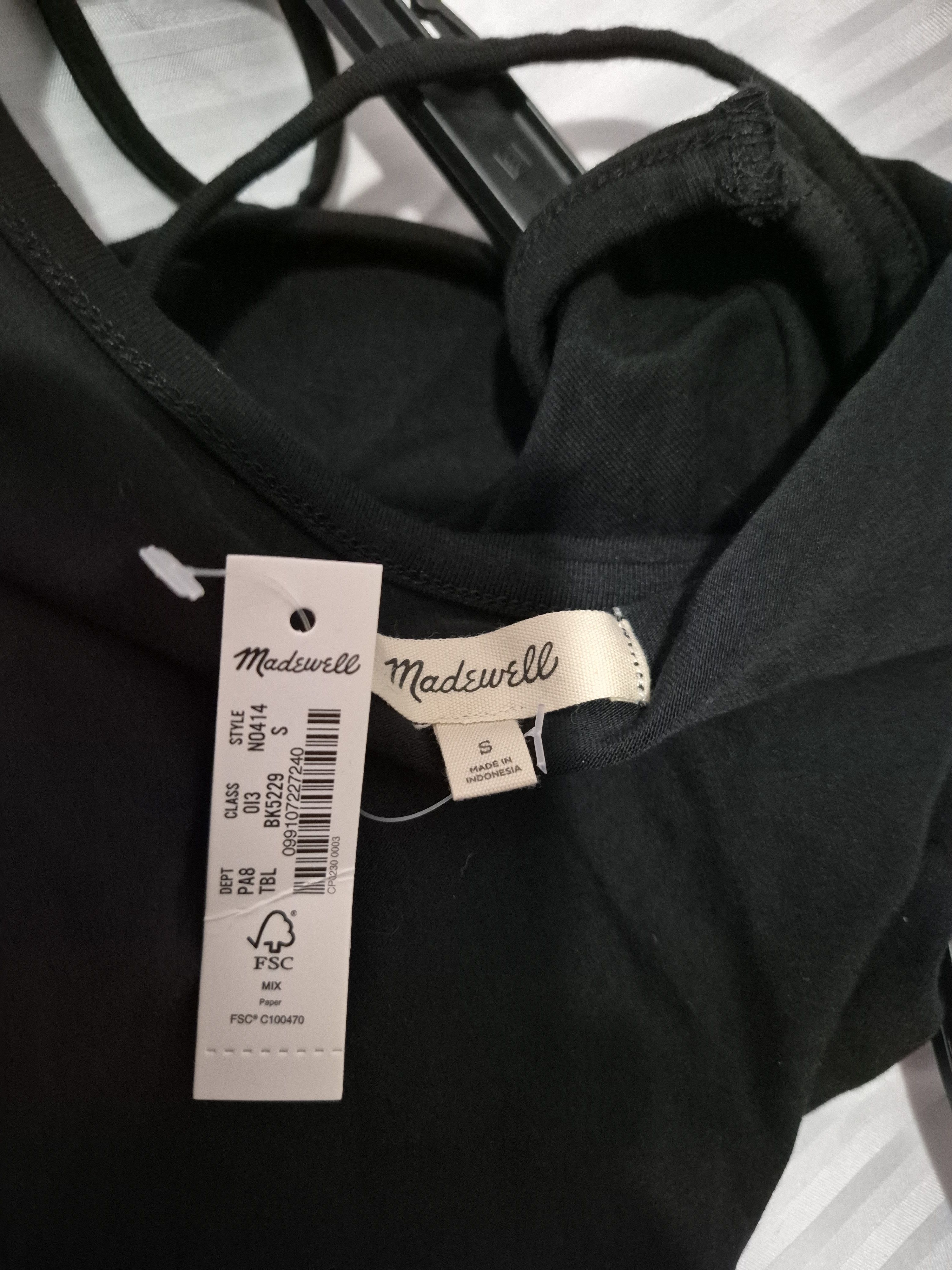 Madewell Madewell Small Black Spaghetti Strap Bodysuit NWT Size S / US 4 / IT 40 - 5 Thumbnail