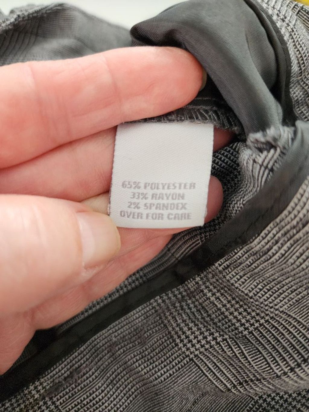 Other Relativity Gray Plaid Pants Size 34" / US 12 / IT 48 - 6 Thumbnail