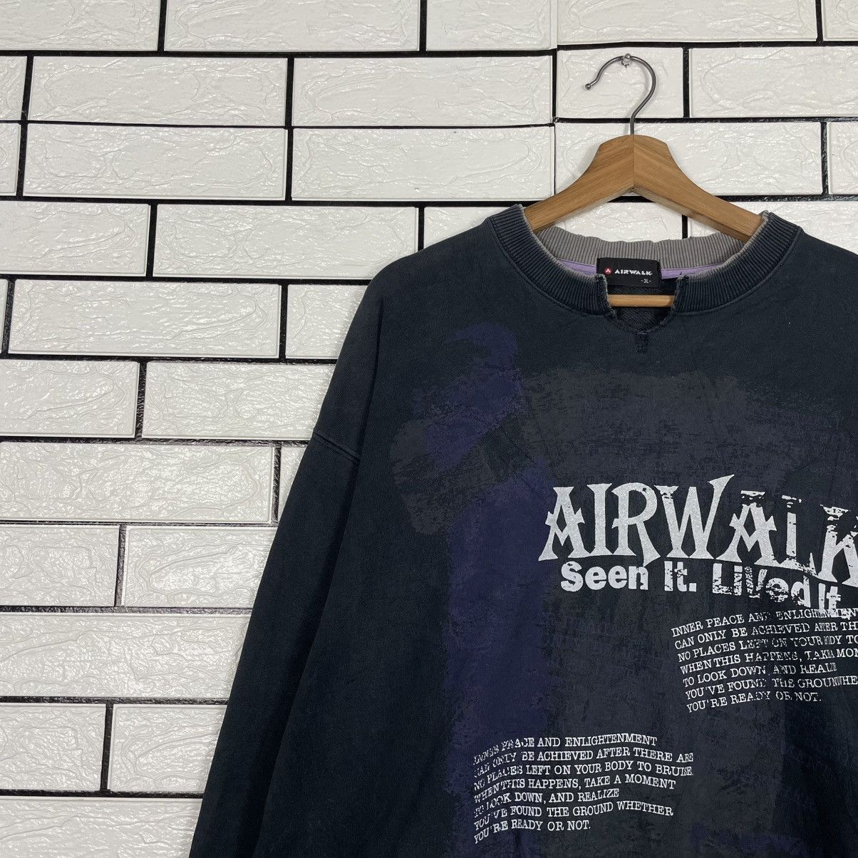 Airwalk Airwalk Big Print Sweatshirt Size US L / EU 52-54 / 3 - 6 Thumbnail