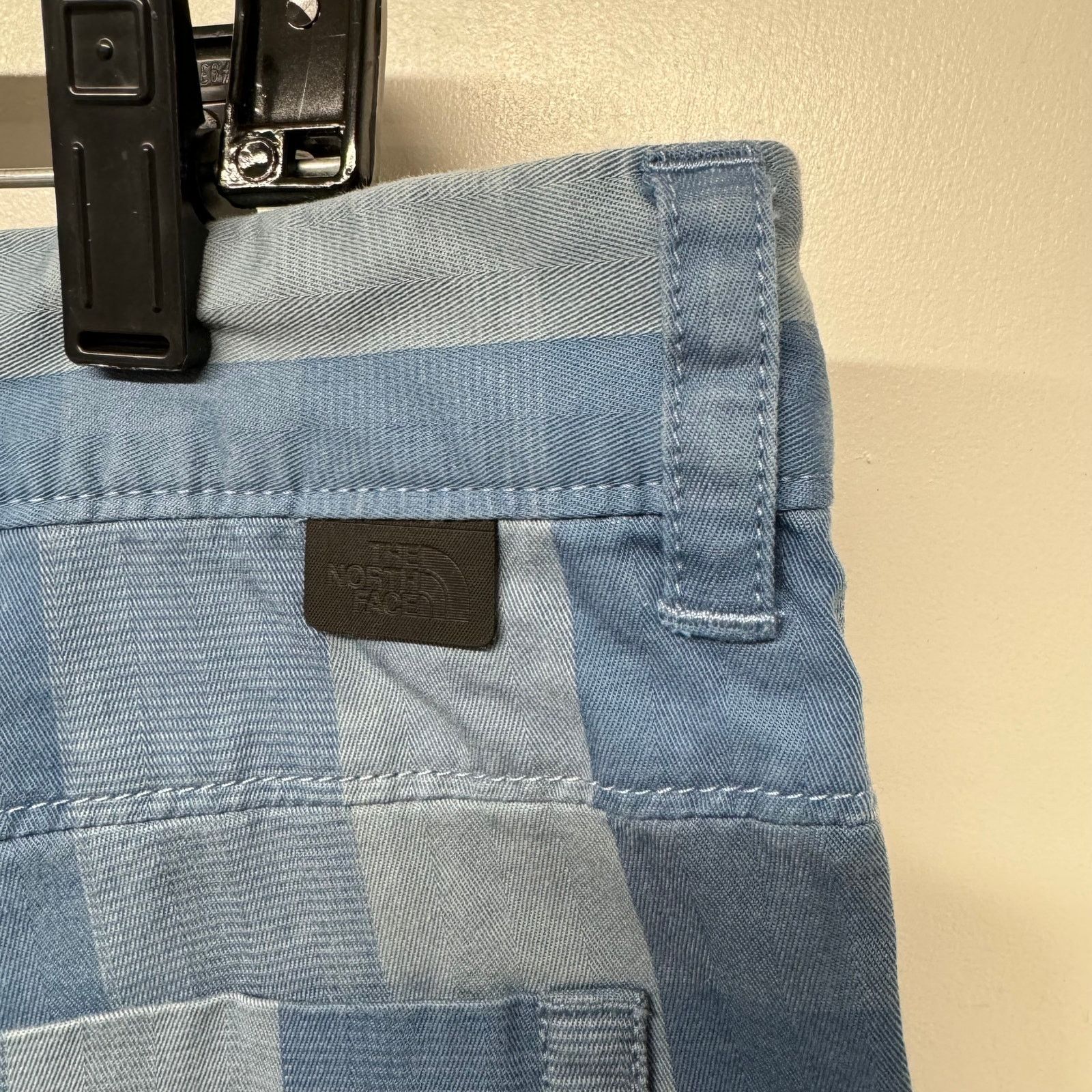 The North Face North Face Men Blue Checkered Plaid Explore Short Stretch 38 Size US 38 / EU 54 - 5 Thumbnail