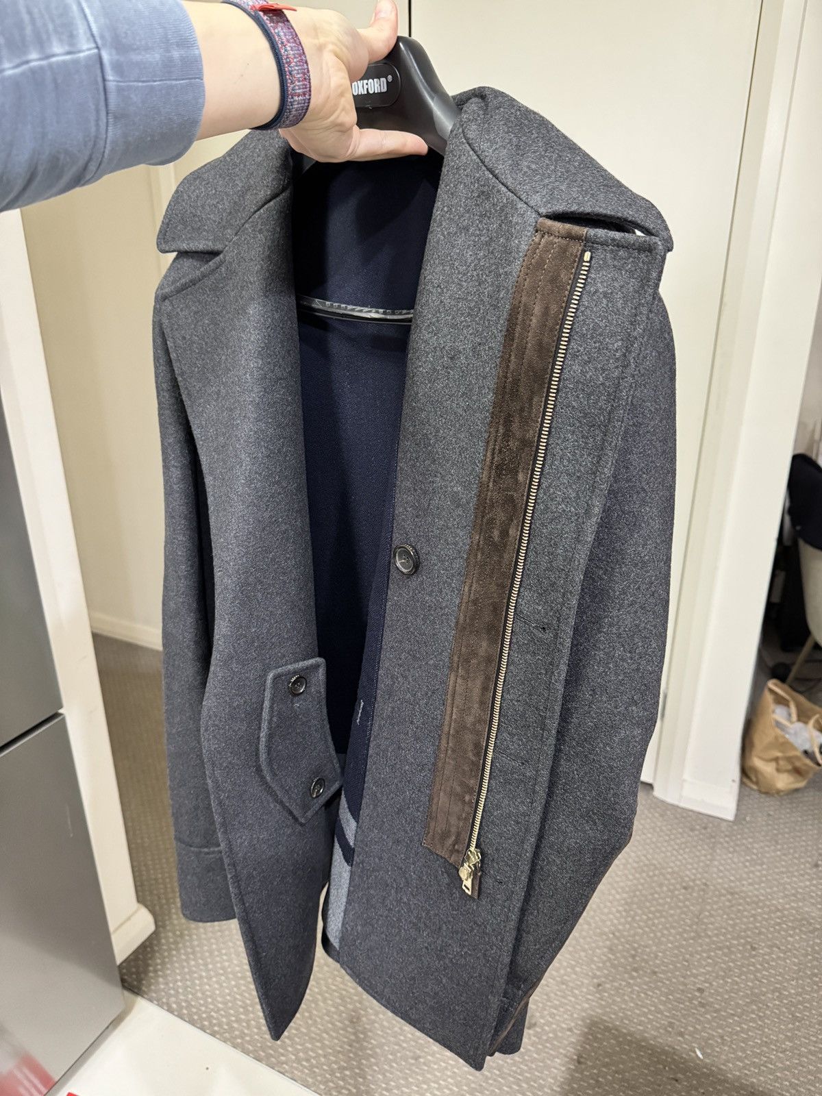 Gucci Firenze Men’s Military Coat Grey 50 268604 Z5104 Size US M / EU 48-50 / 2 - 9 Thumbnail