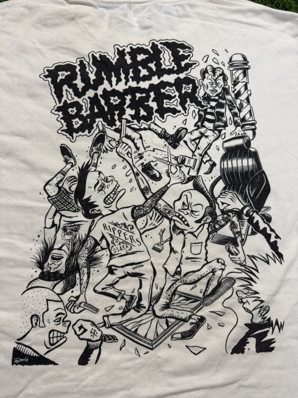 Other assorted tshirt - rippers punkers barber Size US M / EU 48-50 / 2 - 3 Thumbnail