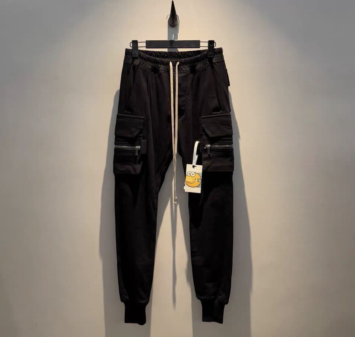 Rick Owens Rick Owens Mainline Drawstring Cargo Jogger Pants Size US 40 / EU 56 - 1 Thumbnail