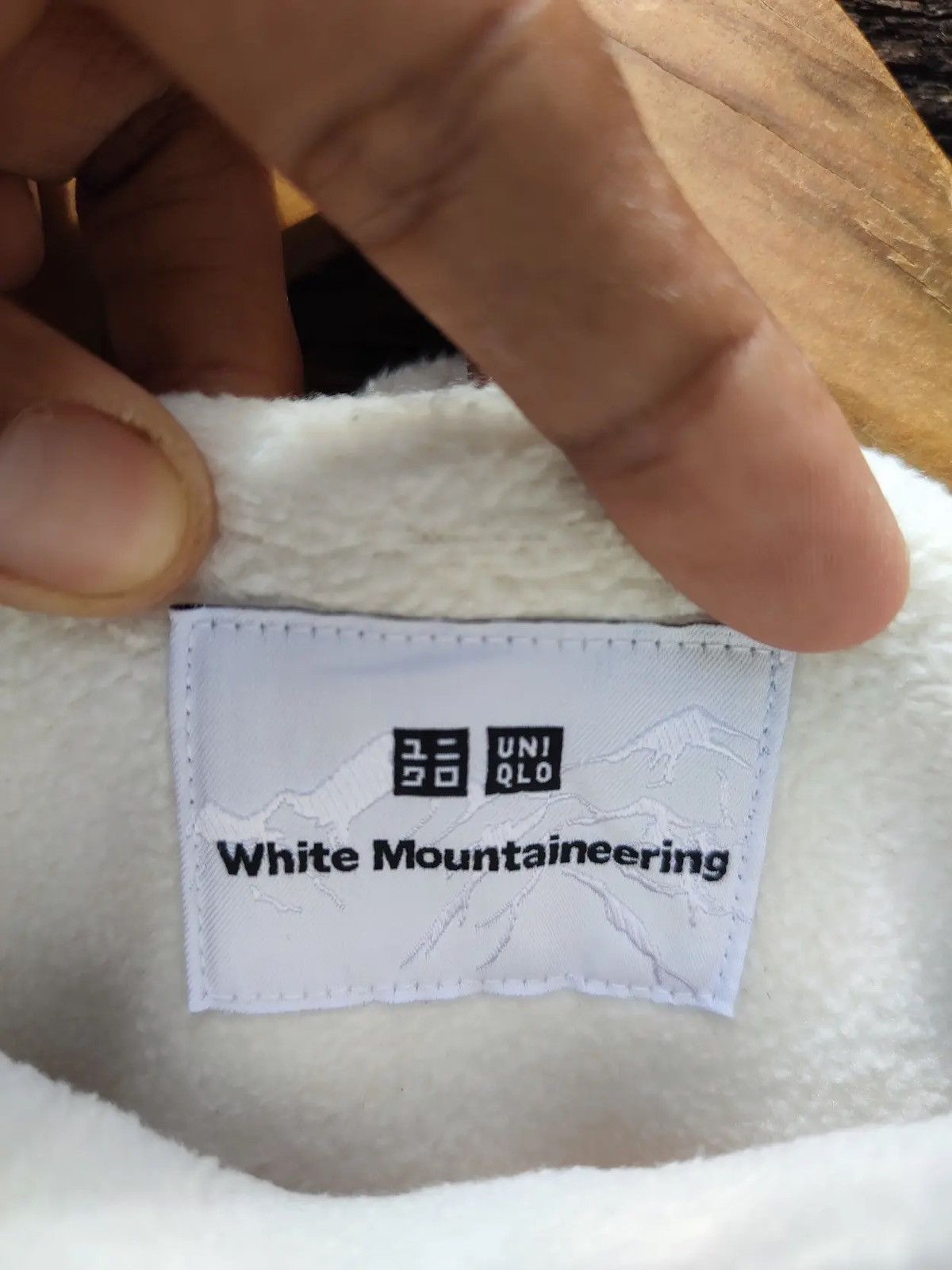 Uniqlo × White Mountaineering UNIQLO x White Mountaineering Fleece Pullover – Off-White Size US M / EU 48-50 / 2 - 8 Thumbnail