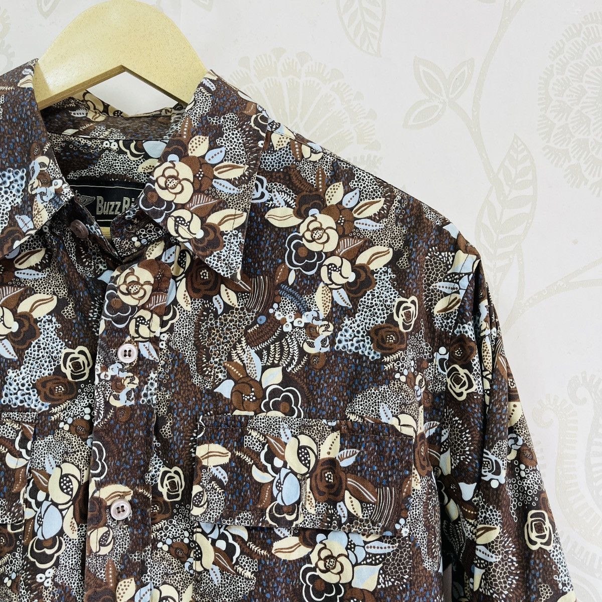 Buzz Rickson's × Vintage Buzz Rickson Shirts Floral Buttons Up Size US L / EU 52-54 / 3 - 6 Thumbnail