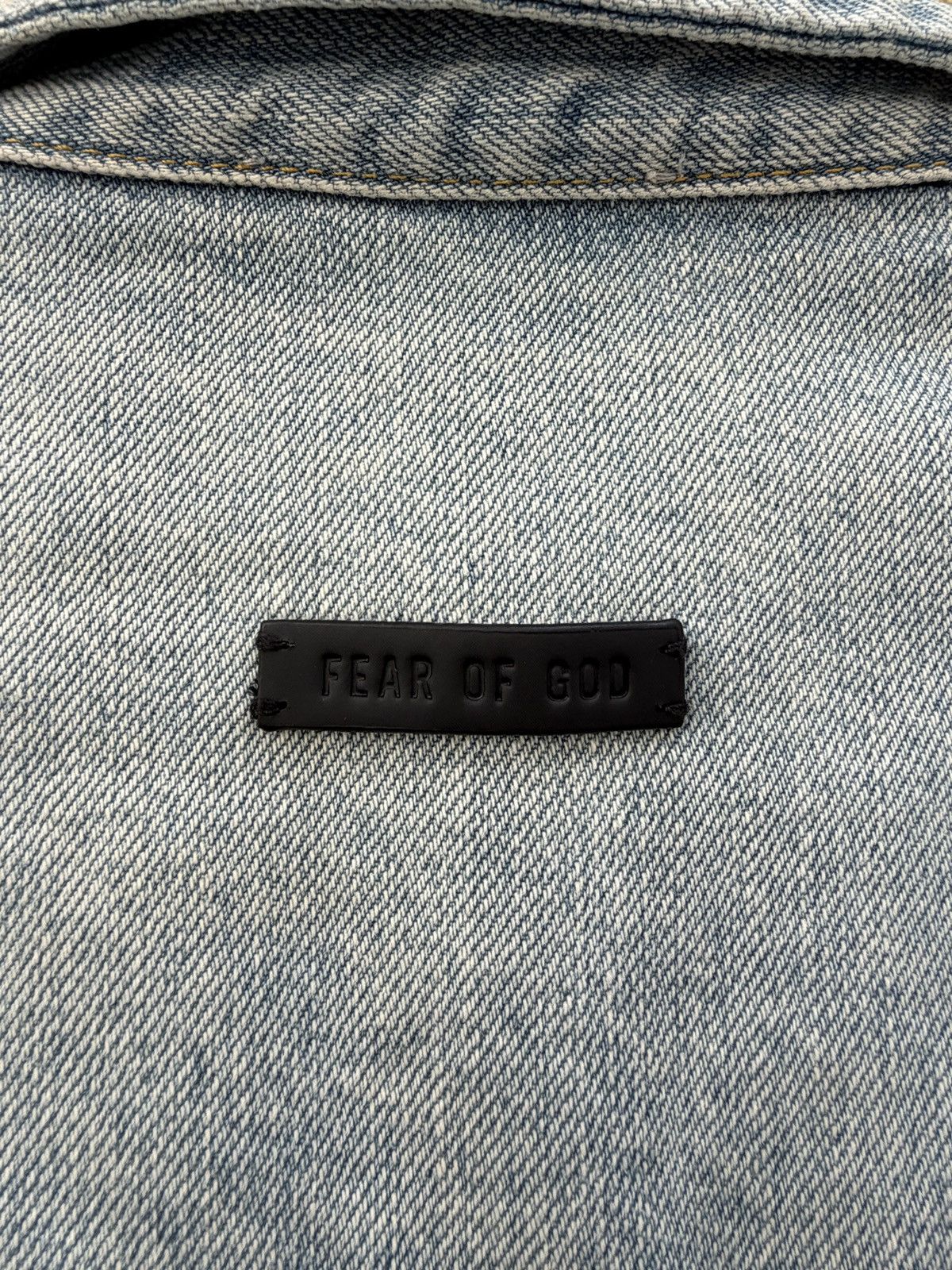 Fear of God Fear Of God Eternal Collection Denim Cropped Jacket Size US L / EU 52-54 / 3 - 12 Thumbnail