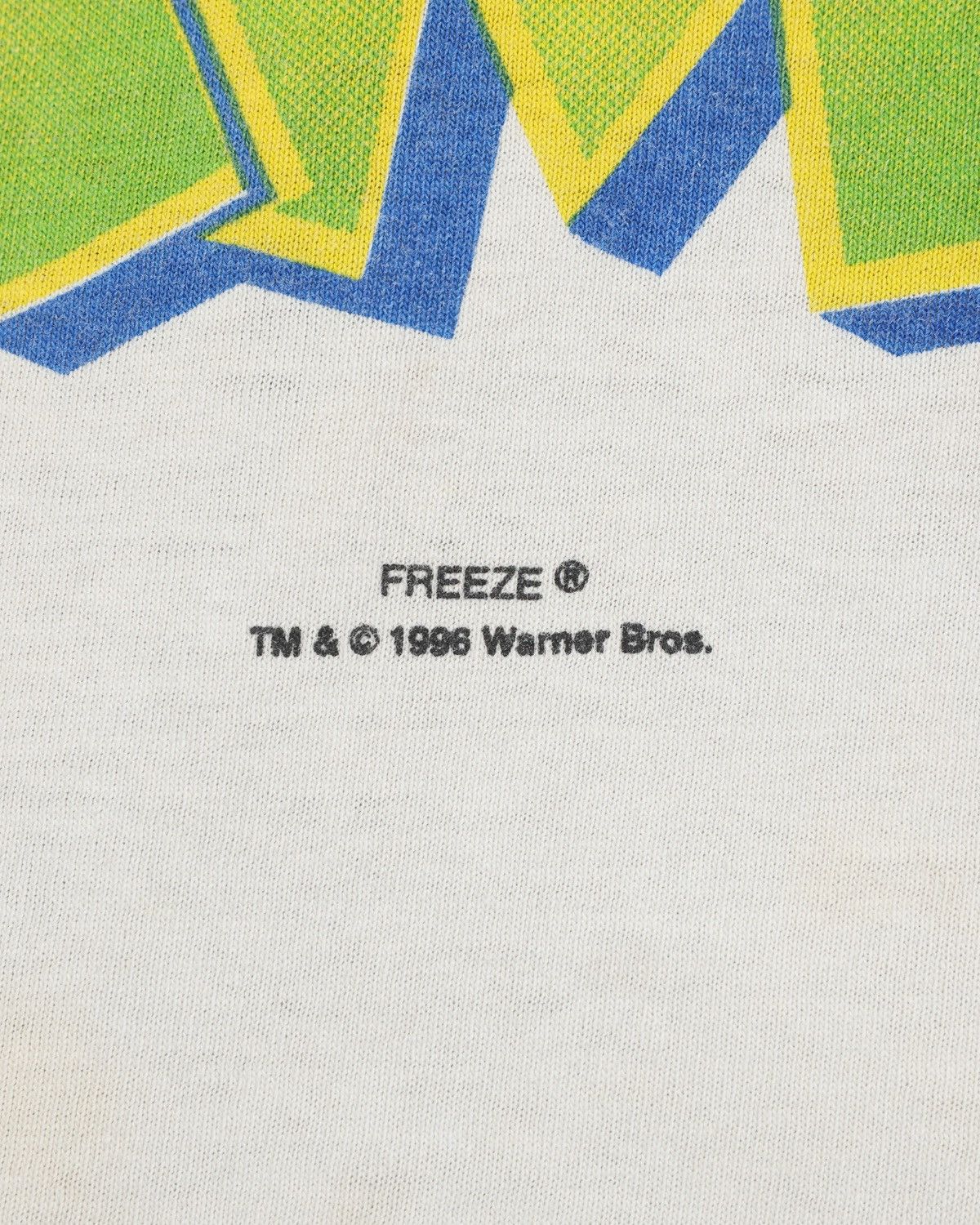 Vintage Trashed Space Jam 1996 T-Shirt (Warner Bros / Freeze tag) Size US L / EU 52-54 / 3 - 3 Thumbnail