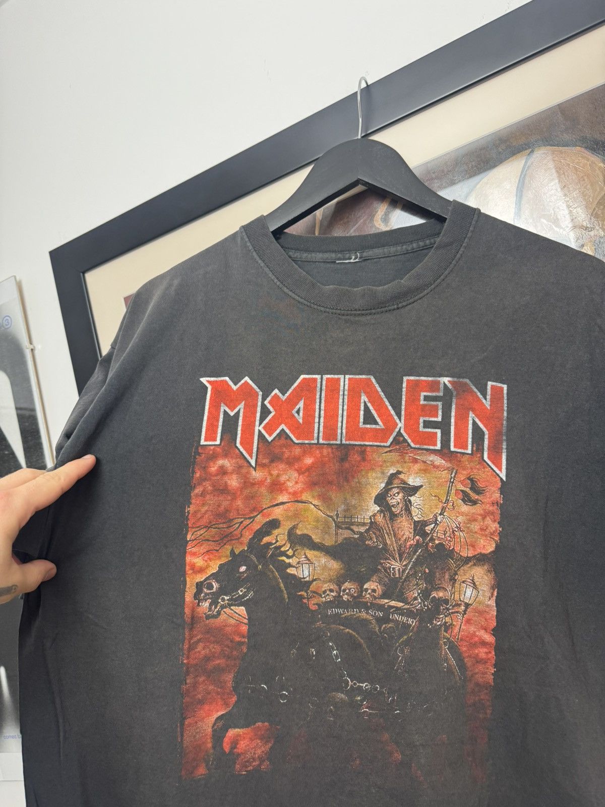 Band Tees Vintage Iron Maiden Band Two Sided Print Tee Eddie Rips Up Size US L / EU 52-54 / 3 - 3 Thumbnail