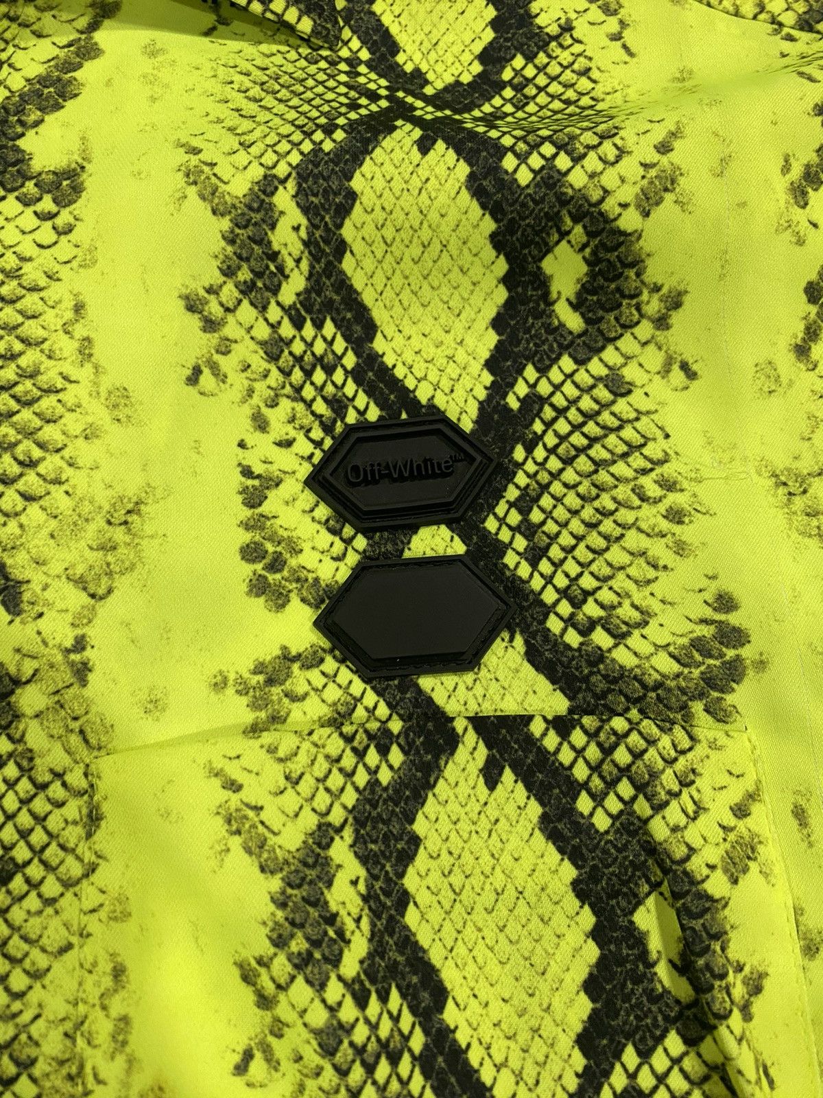 Off-White Off-White Snake Skin Print Button Up Shirt Size US S / EU 44-46 / 1 - 3 Thumbnail