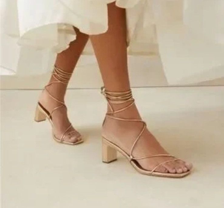 Loeffler Randall Loeffler Randall lace up heel sandals Size 8 B Size US 8 / IT 38 - 11 Thumbnail