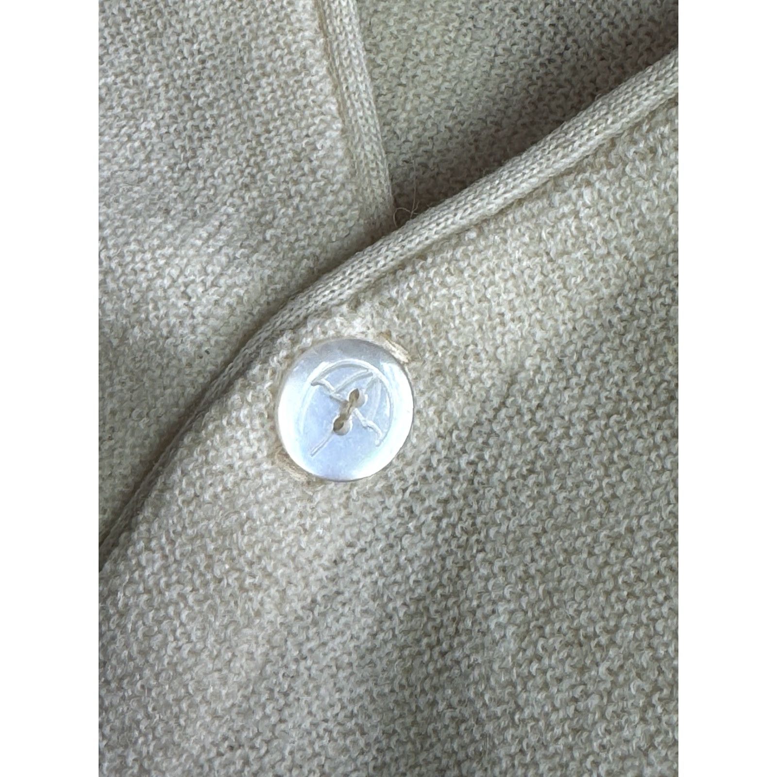 Vintage VINTAGE Arnold Palmer Robert Bruce Sweater Mens Medium Beige Cardigan 80s Size US M / EU 48-50 / 2 - 7 Thumbnail