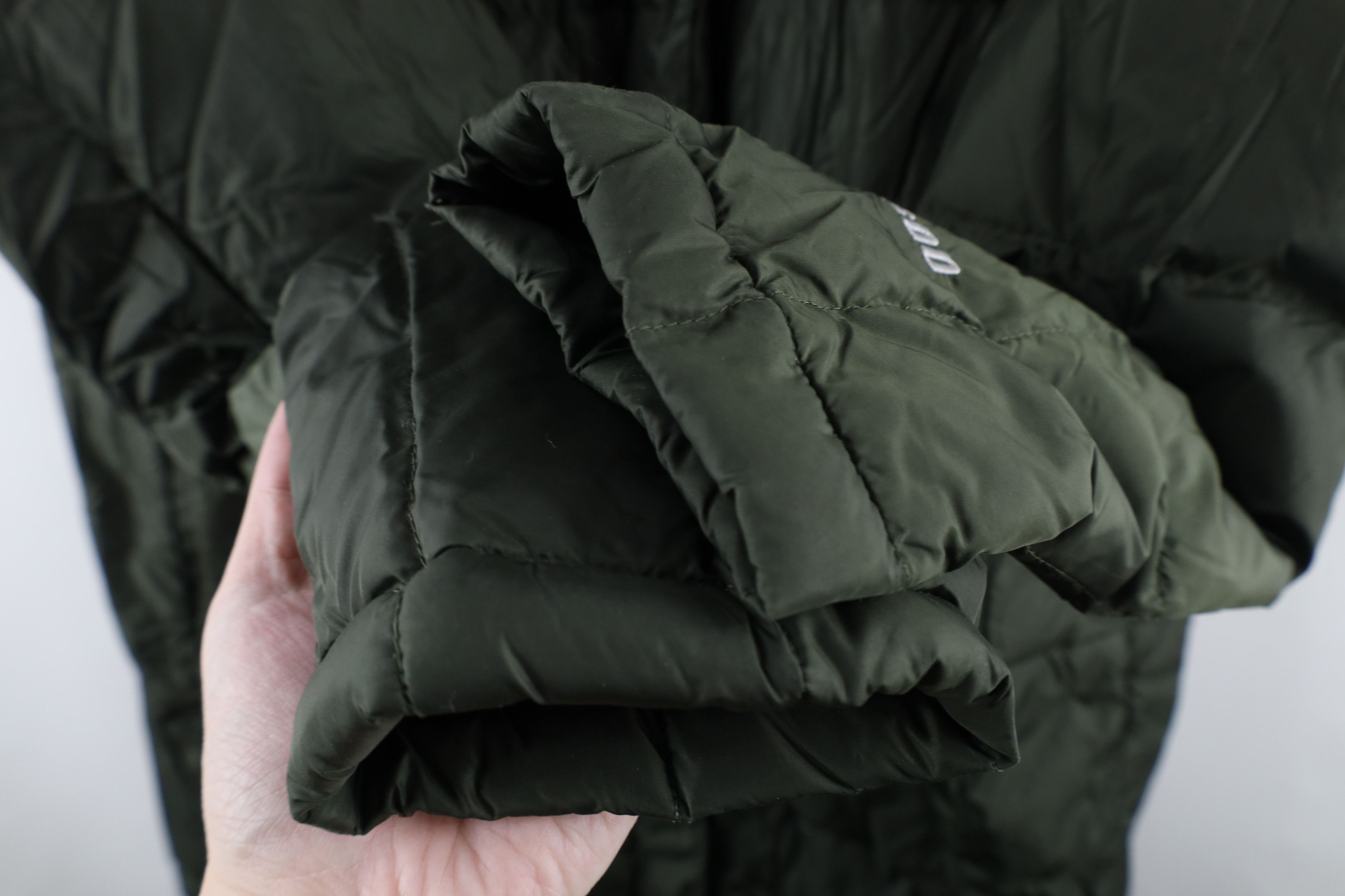 The North Face × Vintage The North Face Duck Down Hooded Puffer Parka Jacket Green Size XL / US 12-14 / IT 48-50 - 8 Thumbnail