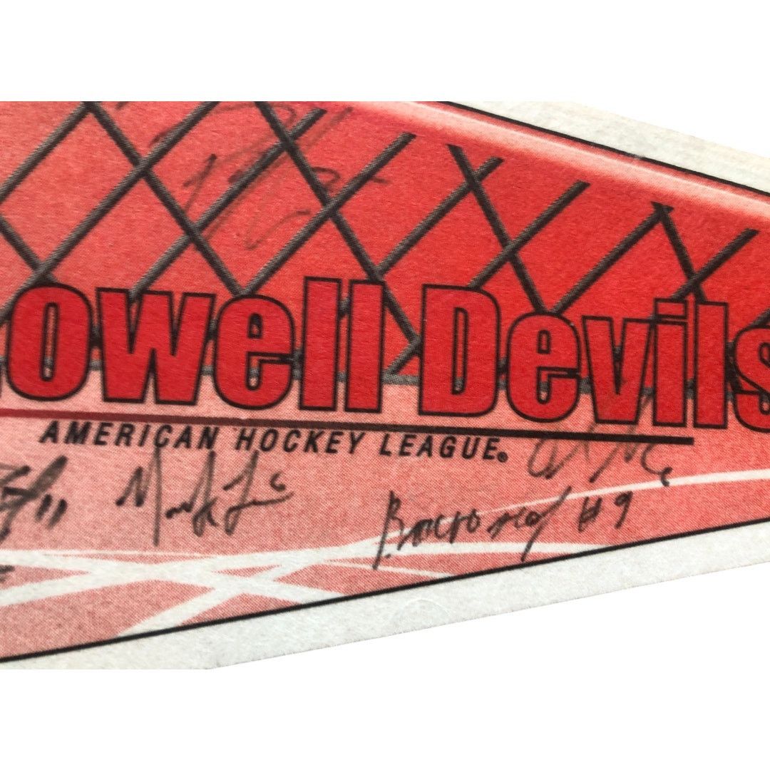 Other Lowell Devils AHL Hockey 2008-09 Team Signed Pennant Size ONE SIZE - 5 Thumbnail