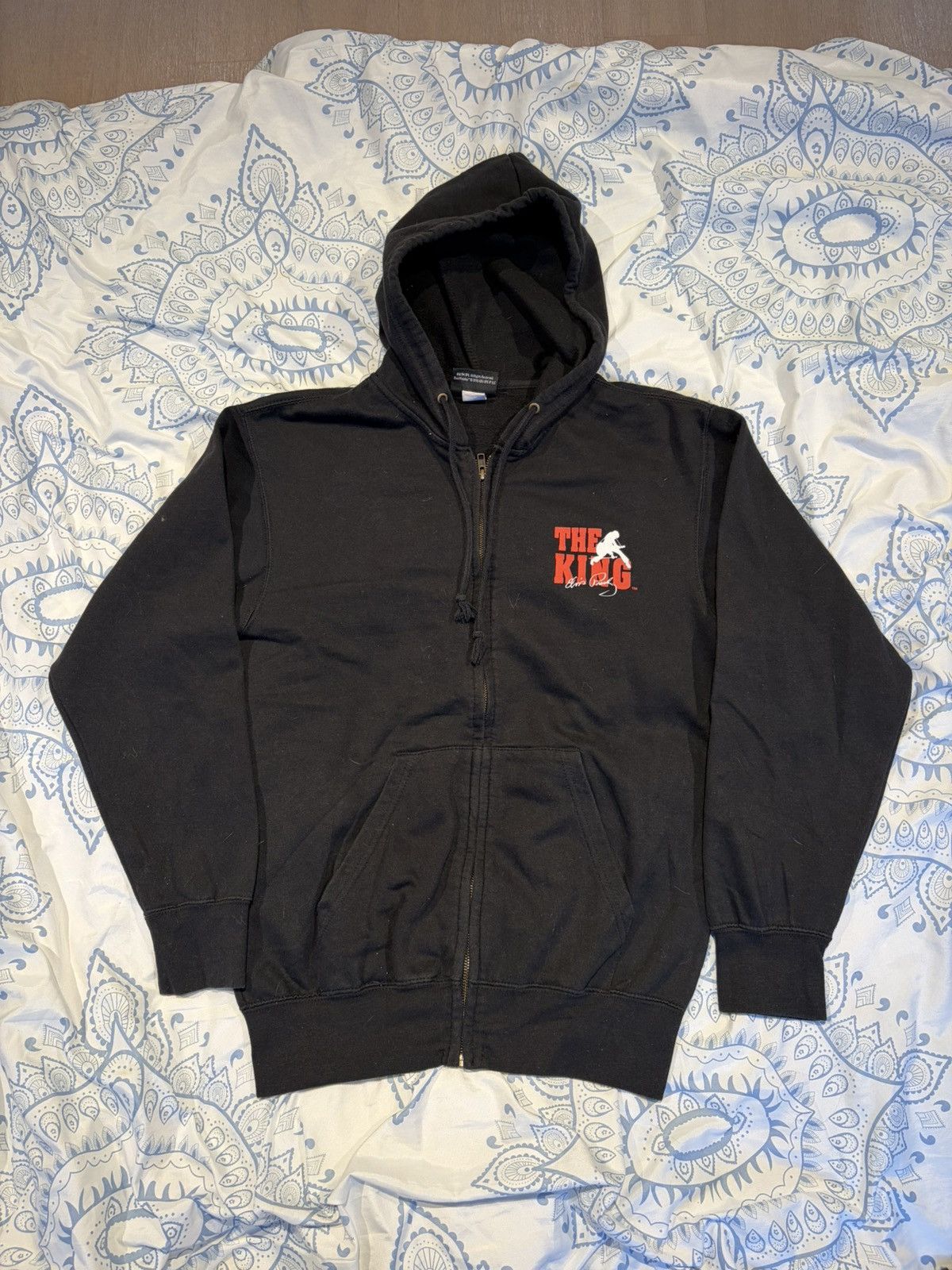 Vintage Elvis Hoodie Medium Size US M / EU 48-50 / 2 - 2 Thumbnail