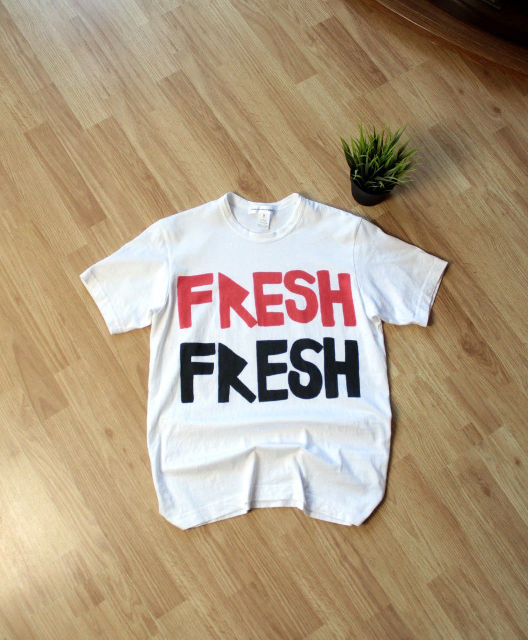 Comme des Garcons × Comme des Garcons SHIRT × Vintage 🔥 Vintage Comme Des Garcons Shirt Fresh Tee Graphic Y2K Size US M / EU 48-50 / 2 - 1 Thumbnail