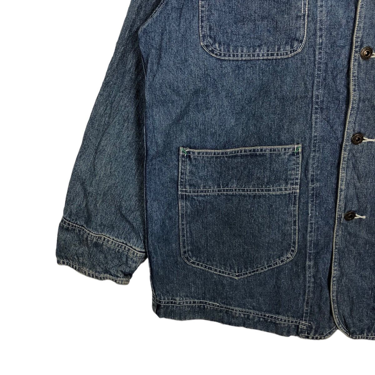 Japanese Brand 🔥Hikory Chore Jacket Denim Work Uniqlo Japan Issey Miyake Size US M / EU 48-50 / 2 - 6 Thumbnail