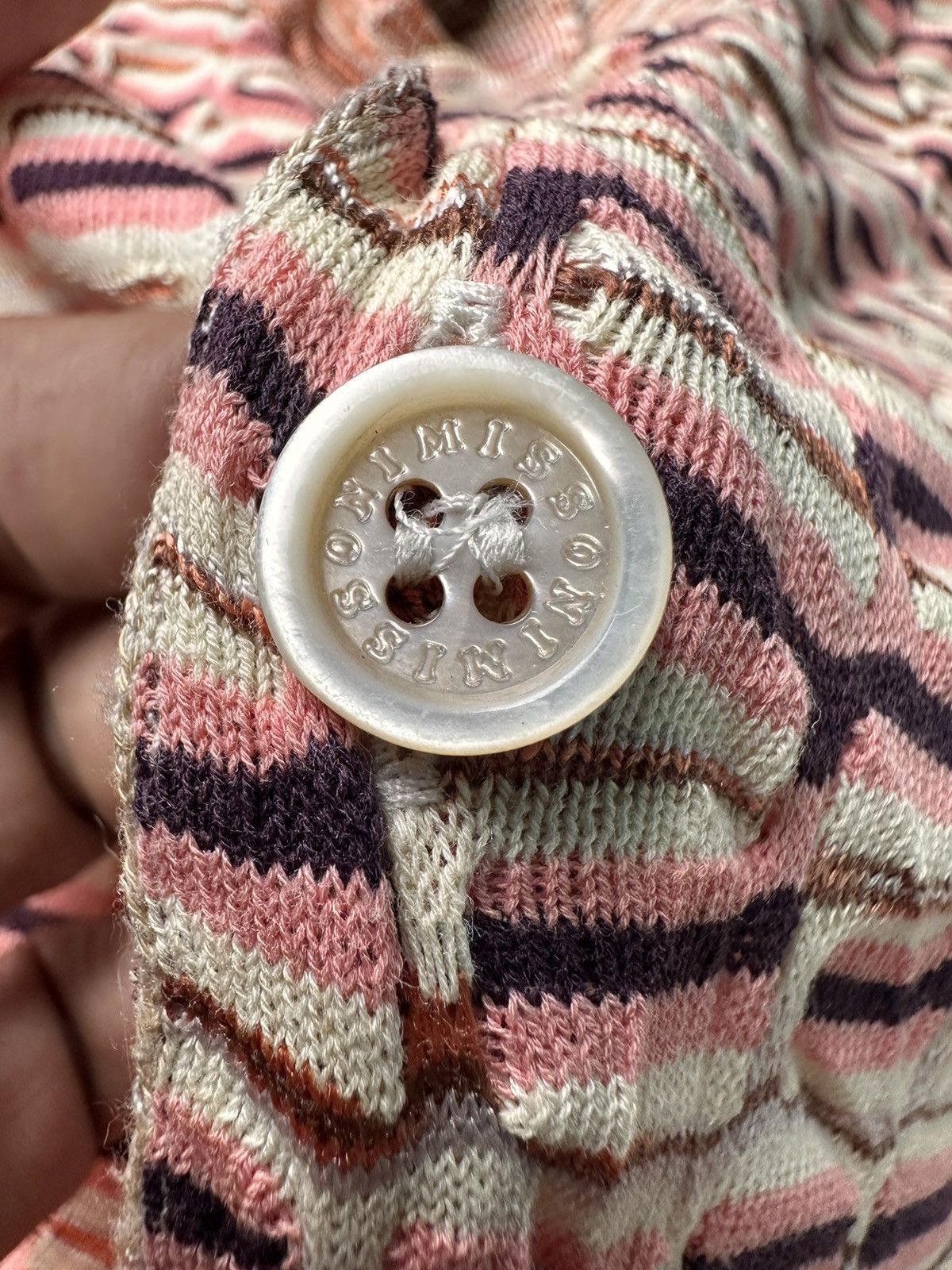 Missoni × Vintage Missoni half button up Size M / US 6-8 / IT 42-44 - 4 Thumbnail
