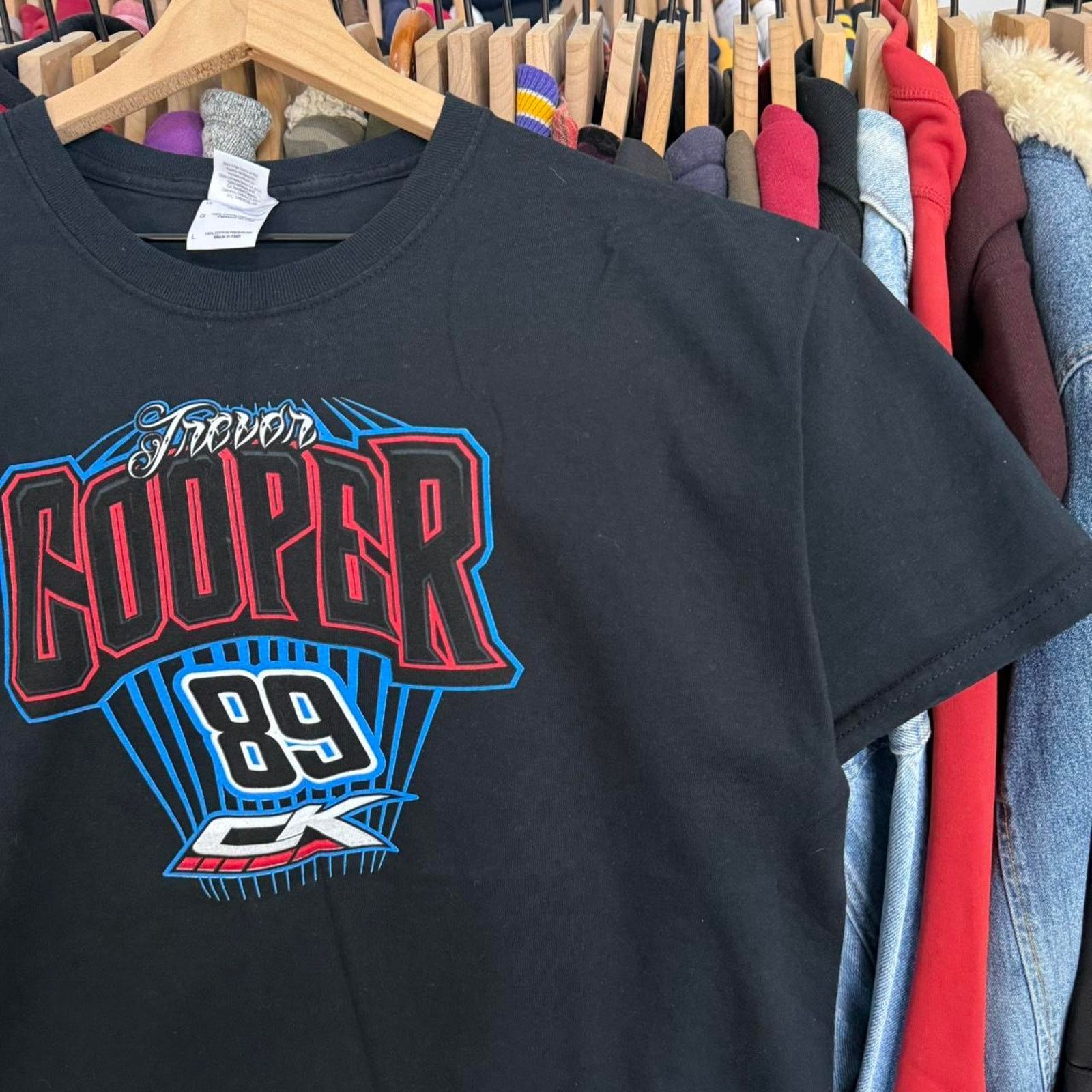 Other Vintage Y2K Trevor Cooper Racing Tee Black Size US L / EU 52-54 / 3 - 6 Thumbnail