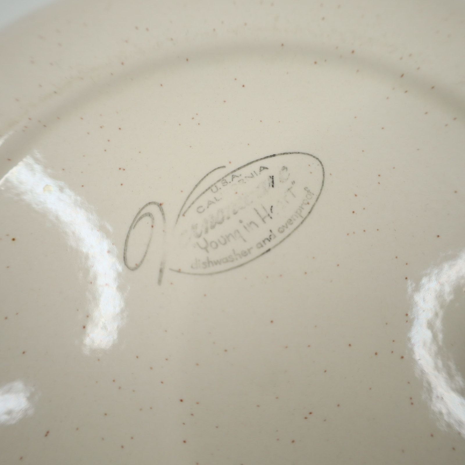 Vintage Vintageg MCM Vernonware "Young in Heart" Floral Ceramic Dish Size ONE SIZE - 4 Thumbnail
