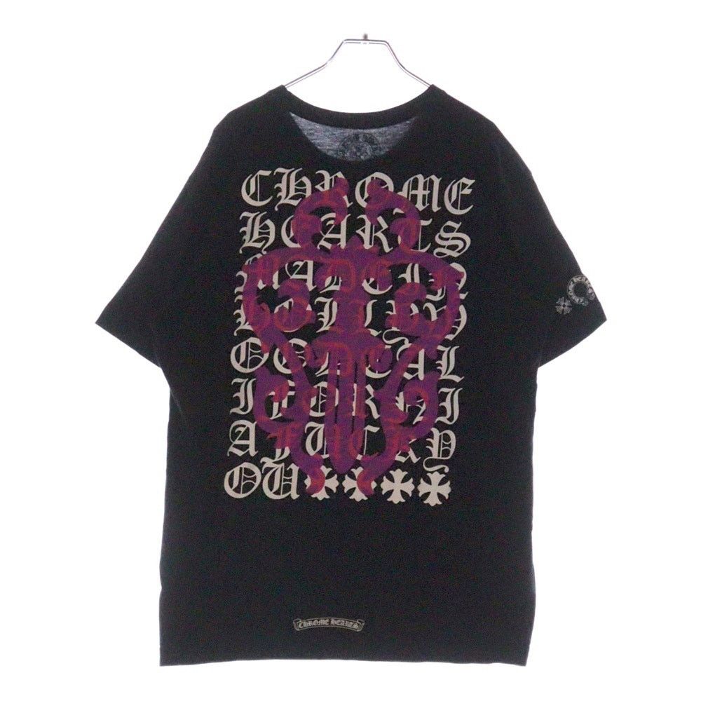 Chrome Hearts CH Eye Chart Pink Dagger Short Sleeve T-Shirt