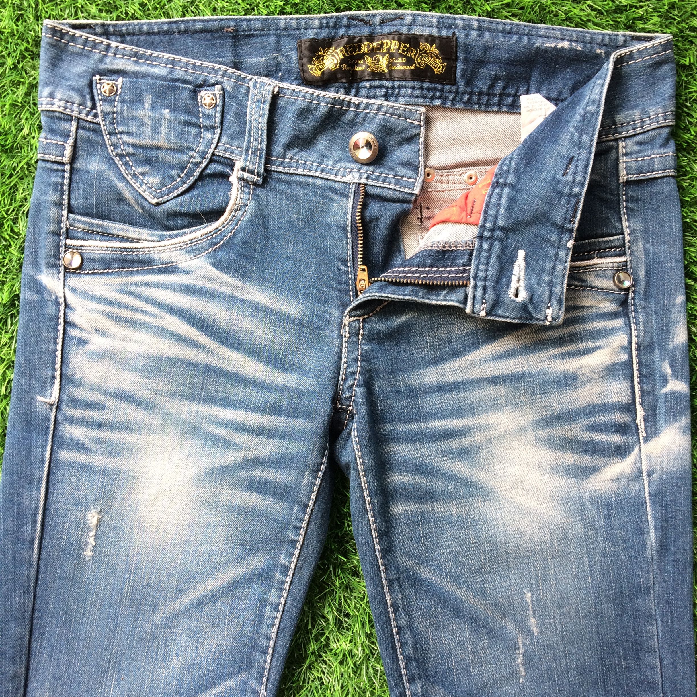 If Six Was Nine × Japanese Brand Red Pepper Bootcut Denim Jeans D-700 Size US 28 / EU 44 - 3 Thumbnail