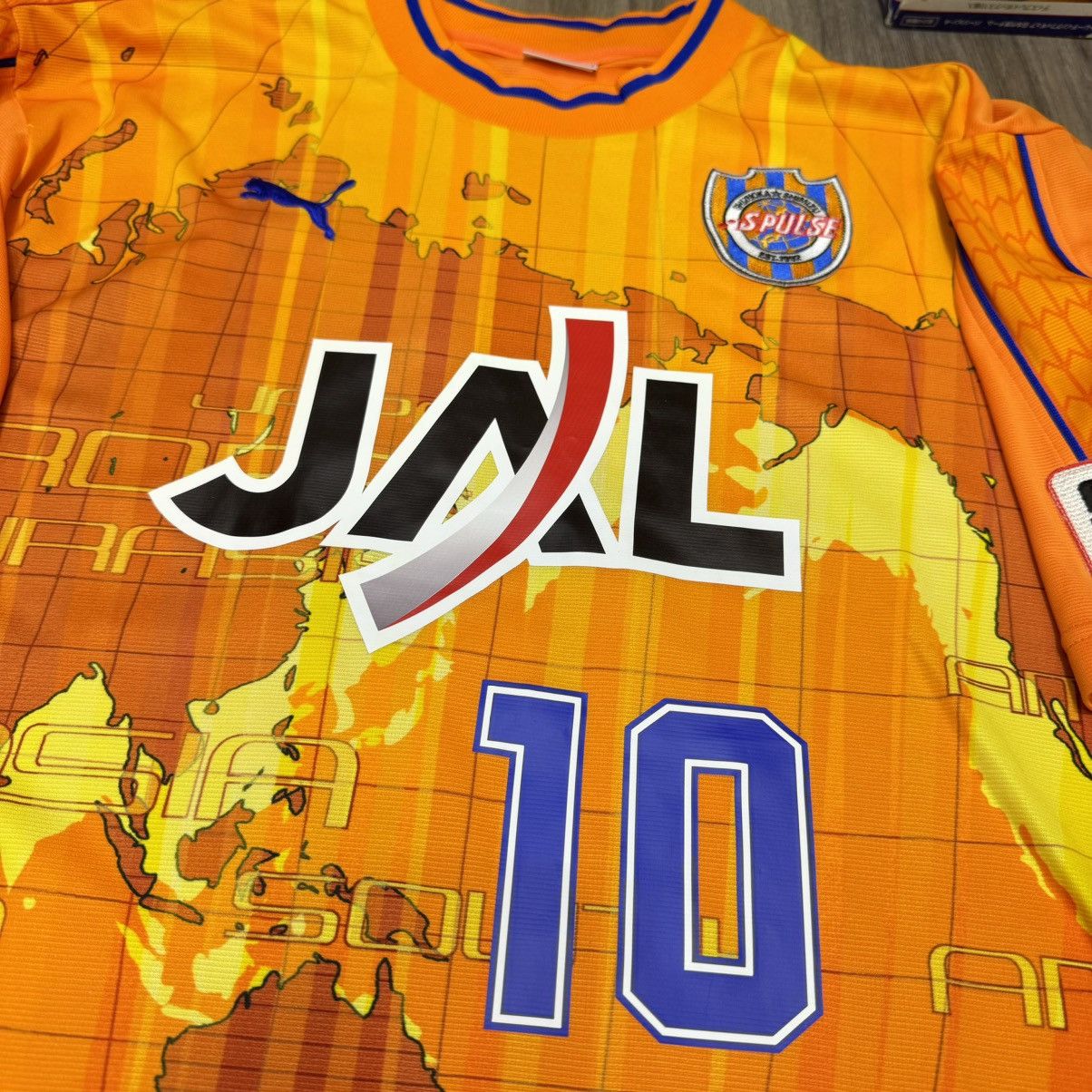 Other Shimizu S-pulse 2002 home shirt #10 Sawanobori Size US XL / EU 56 / 4 - 3 Thumbnail
