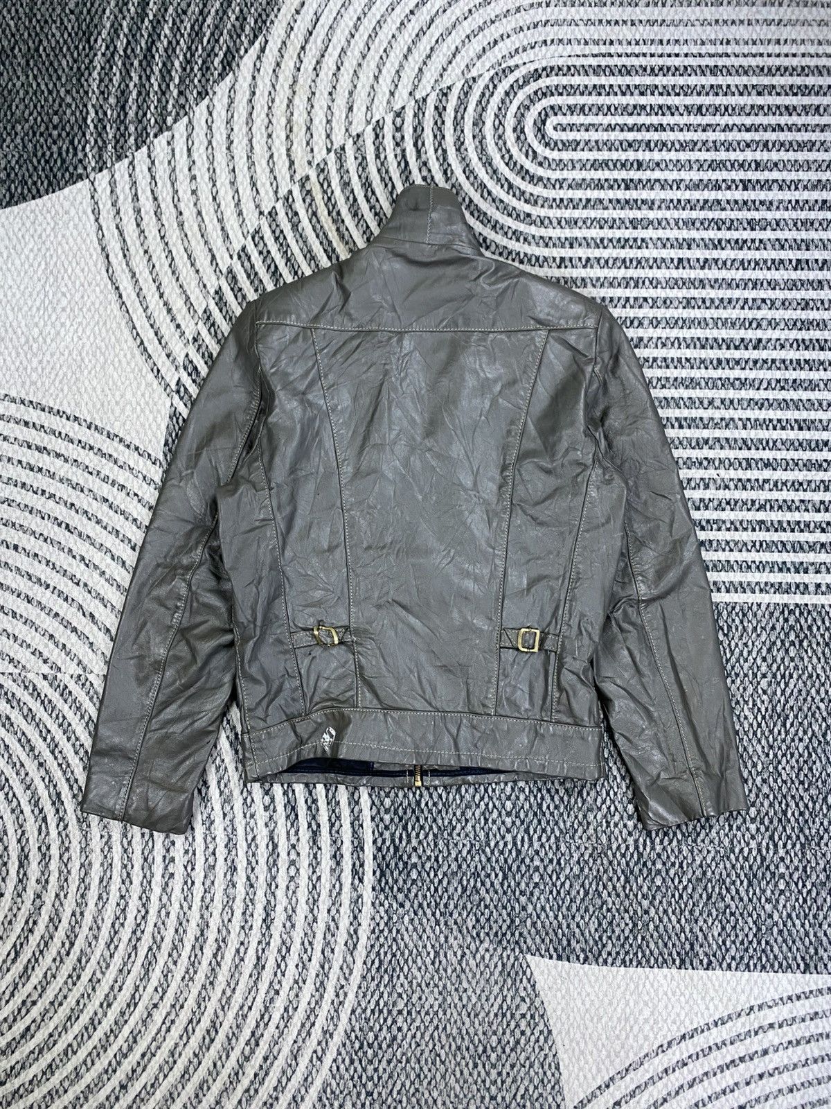 Leather 🔥RARE Vintage Leather Jacket Made In Argentina Size US M / EU 48-50 / 2 - 2 Thumbnail