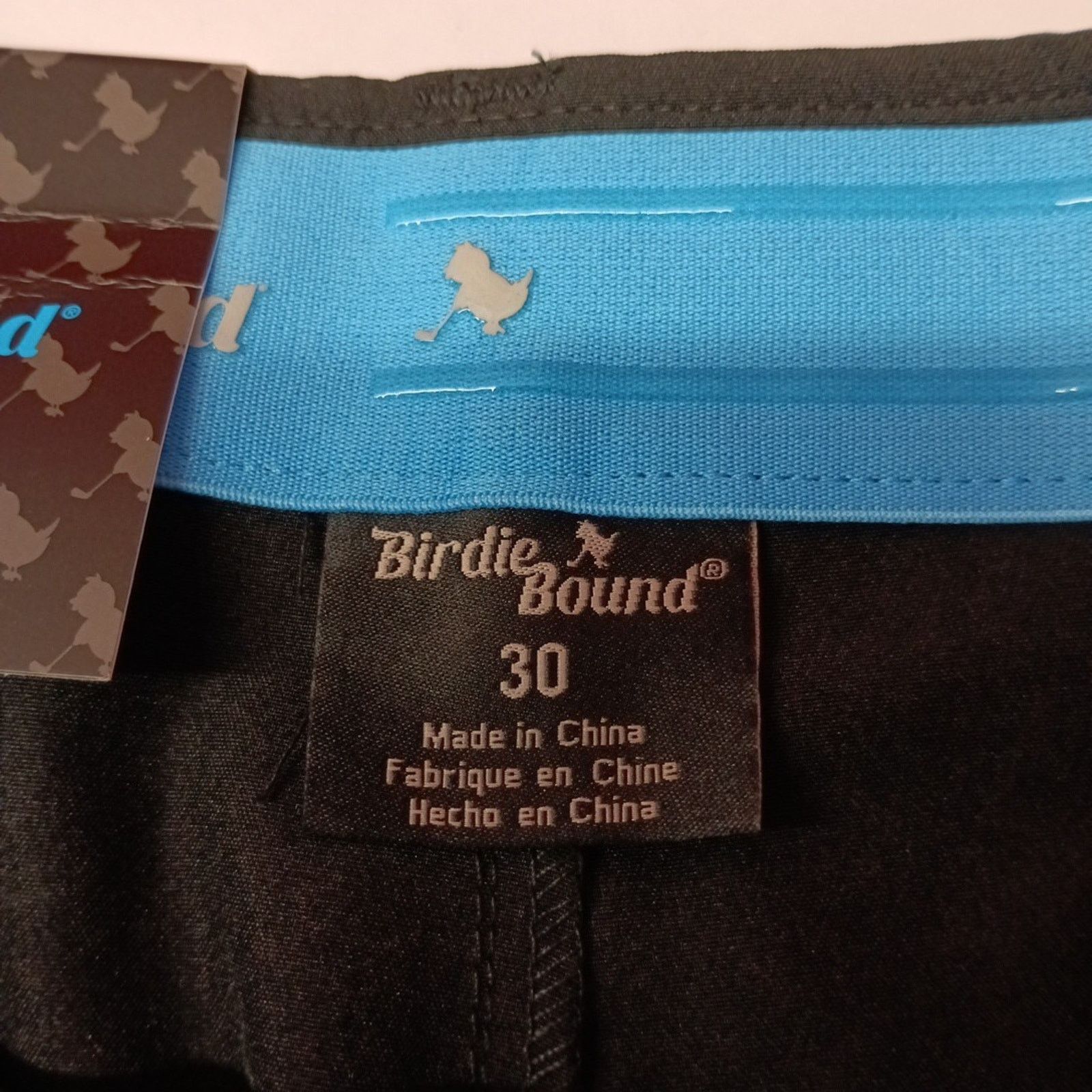 Other Birdie Bound Cargo Shorts Mens 30x9 Black Stretch Flex Waist Size US 30 / EU 46 - 3 Thumbnail