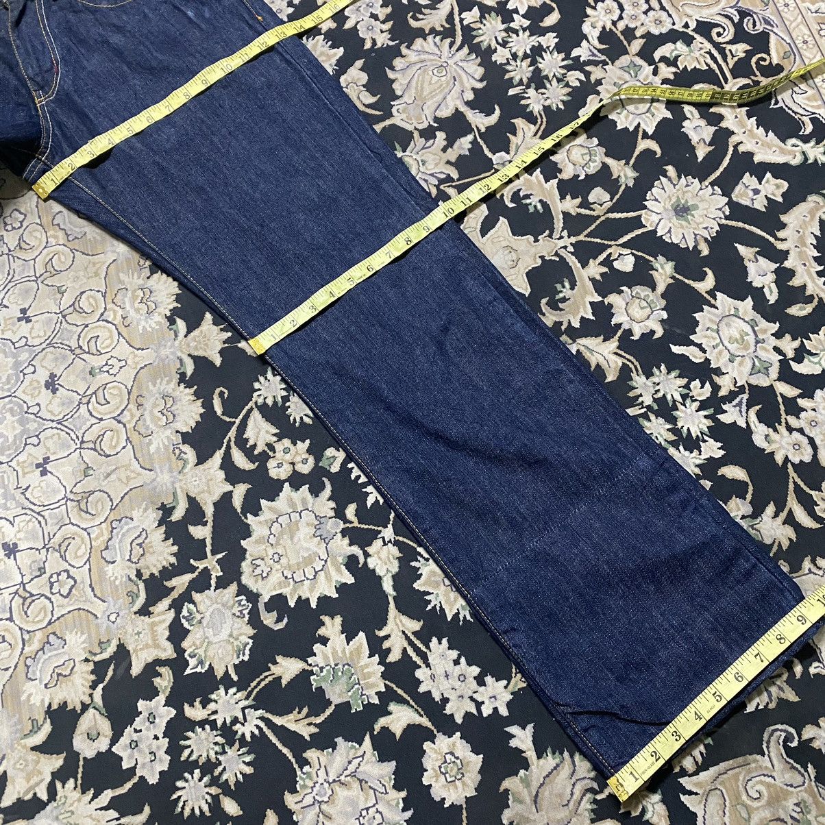 Karakuri Tamashii GUMU Denim Embroidery Multi Pocket Japan Motif Jeans Size US 34 / EU 50 - 19 Thumbnail