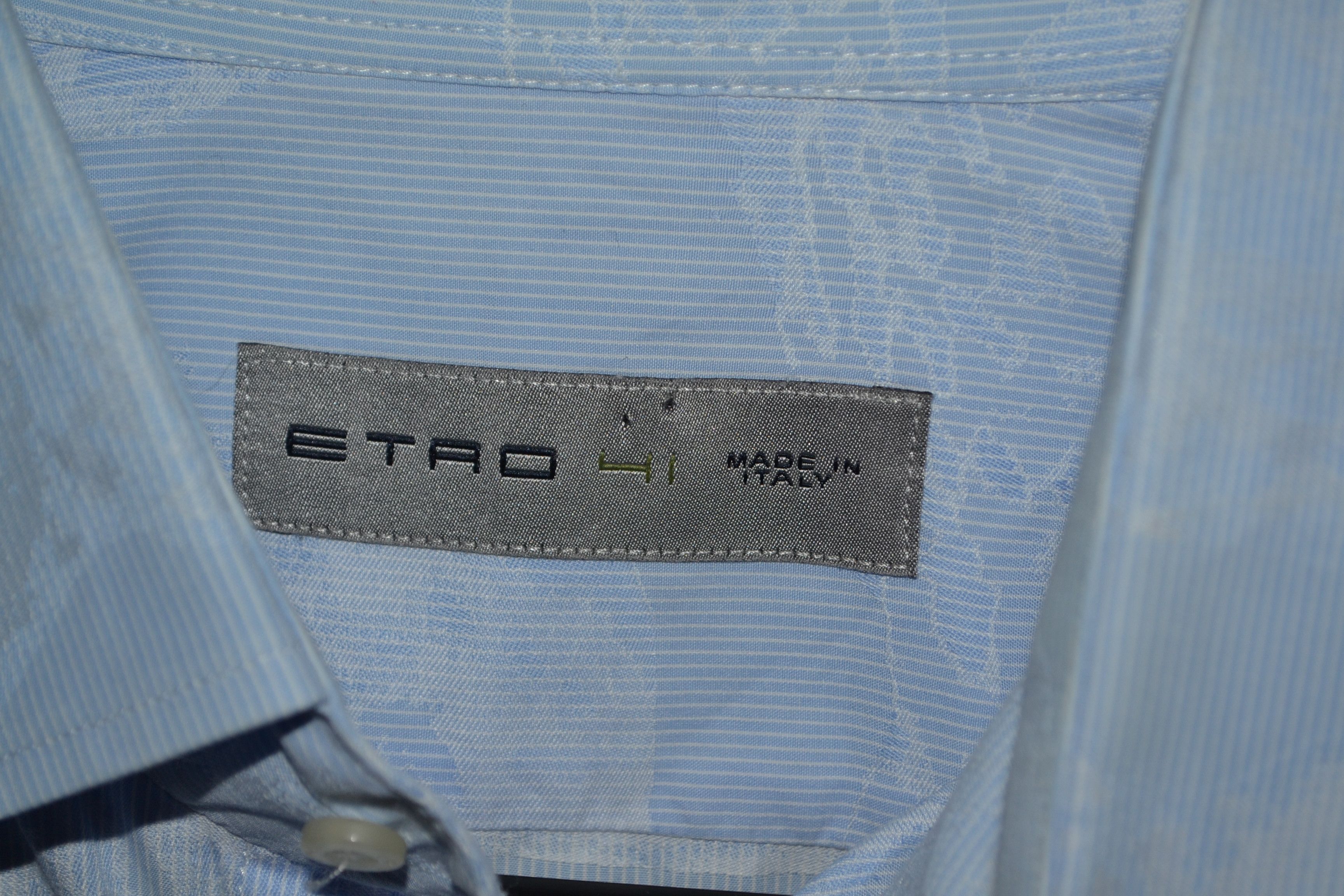 Etro Etro 41 size M-L Jacqurd Leopart or Cheetah Shirt Size US M / EU 48-50 / 2 - 6 Thumbnail