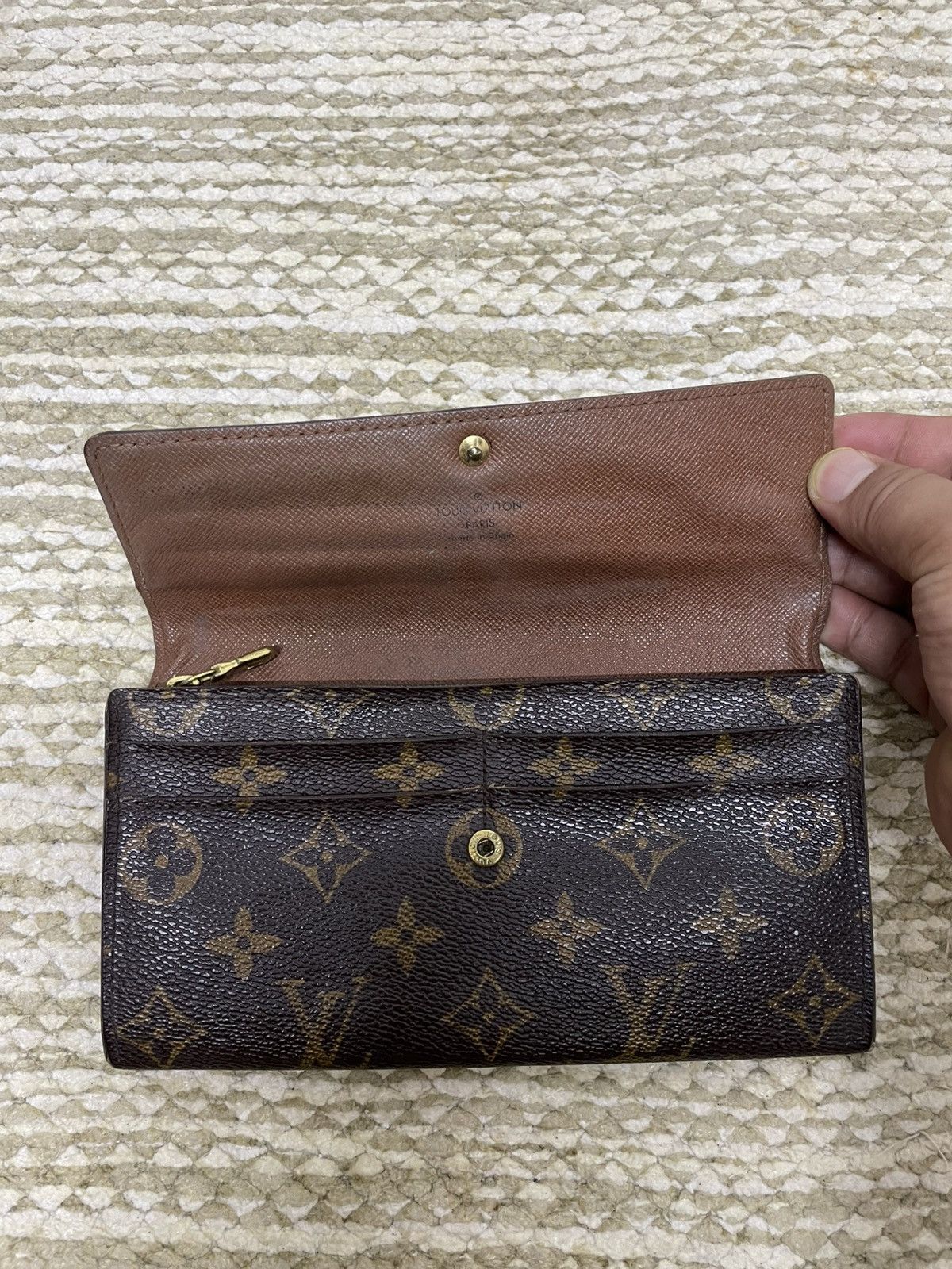 Louis Vuitton Vintage Louis Vuitton Monogram Long Wallet CA4018 Size ONE SIZE - 4 Thumbnail