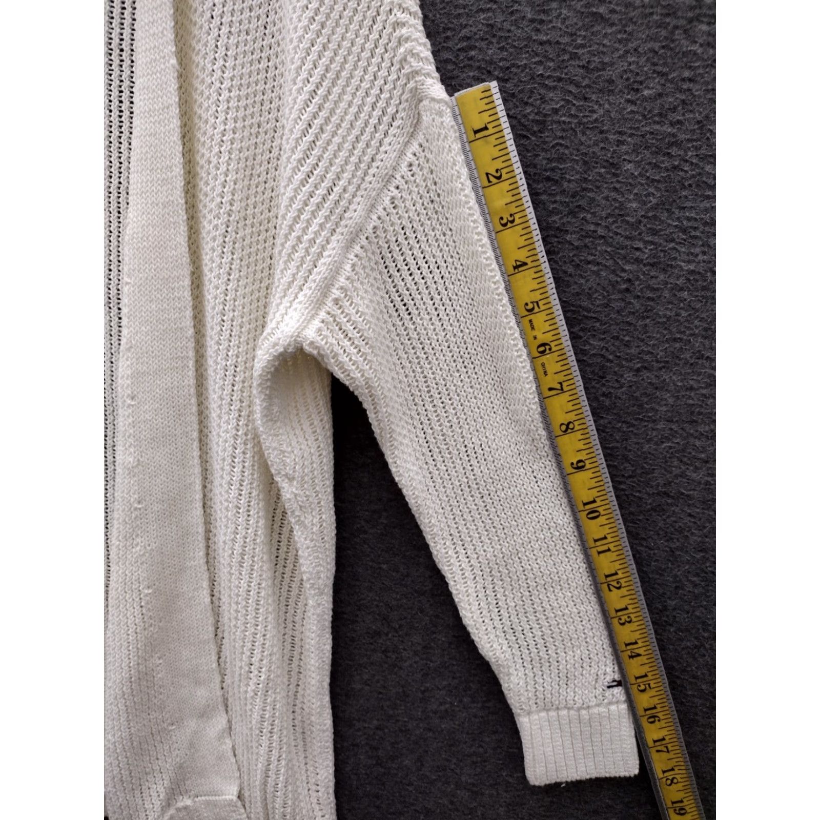 Tommy Hilfiger Tommy Hilfiger Veronica Open-Front Cardigan Ivory Size S Size S / US 4 / IT 40 - 5 Thumbnail