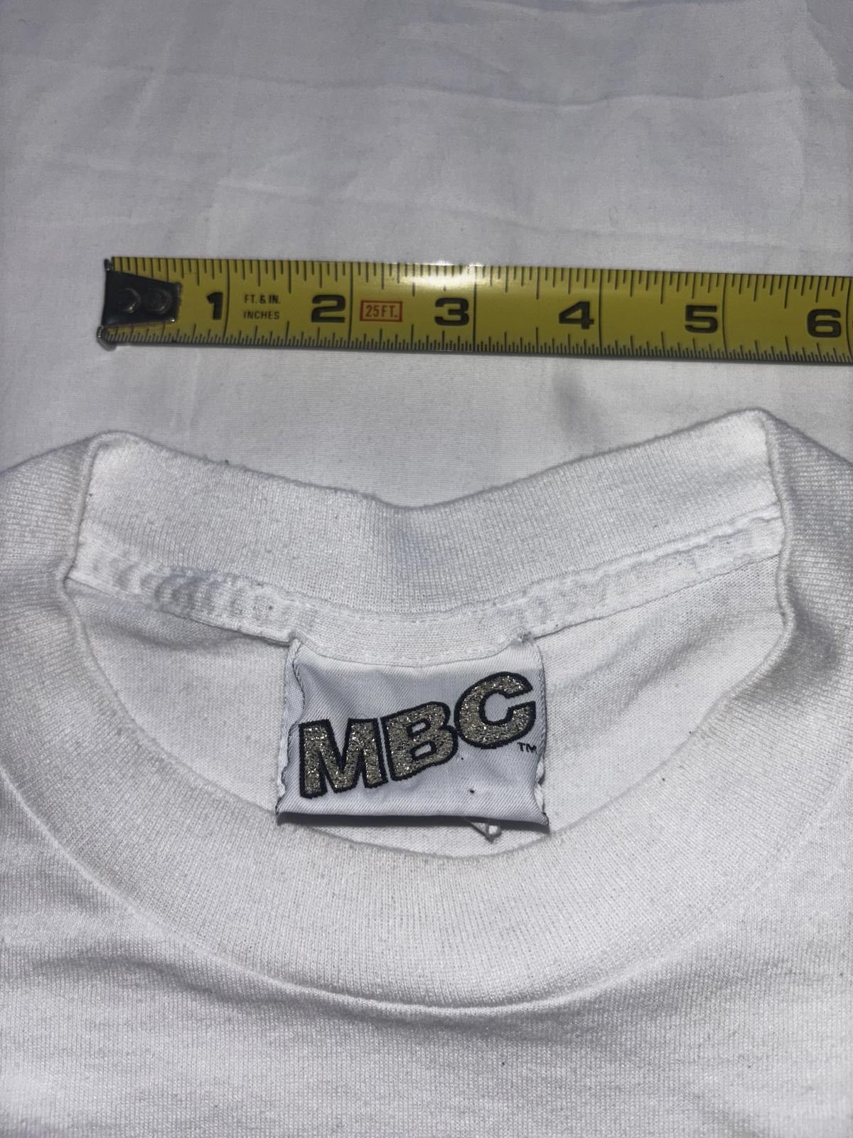 Designer Vintage MBC Summer Graphic Tee - White Size ONE SIZE - 7 Thumbnail