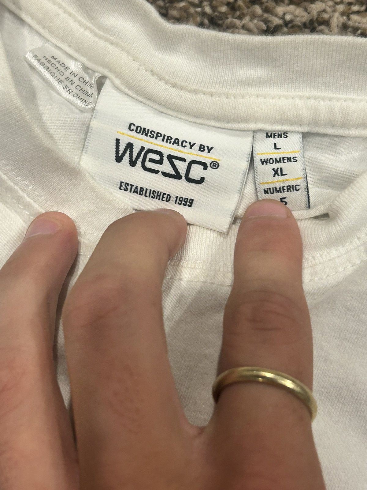 WeSC we are all equal tee shirt Size US M / EU 48-50 / 2 - 2 Thumbnail