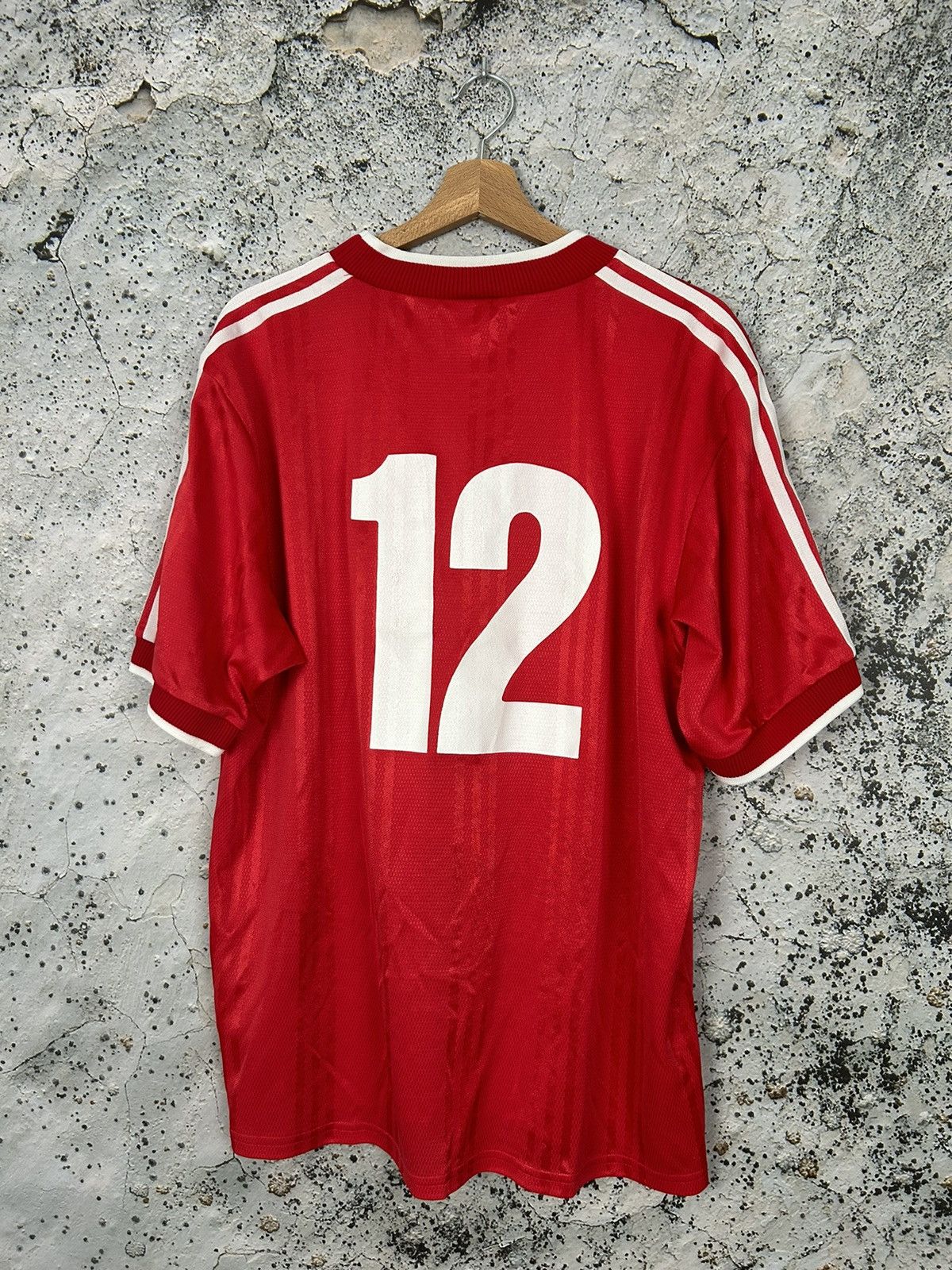 Adidas Vintage Adidas 90s Soccer Jersey Football Sportswear Size US XL / EU 56 / 4 - 4 Thumbnail