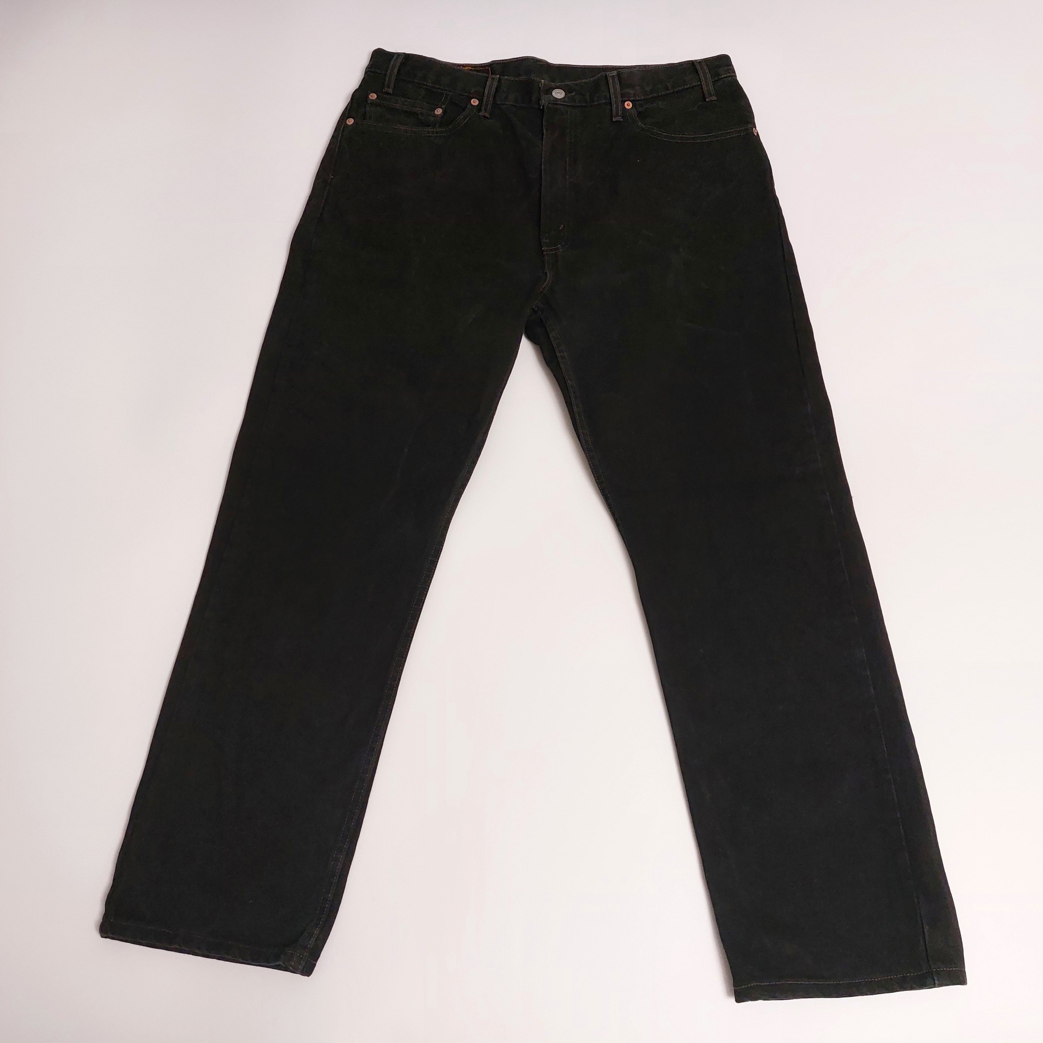 Levi's 1990s Levi's 505 regular fit jeans Size US 38 / EU 54 - 3 Thumbnail