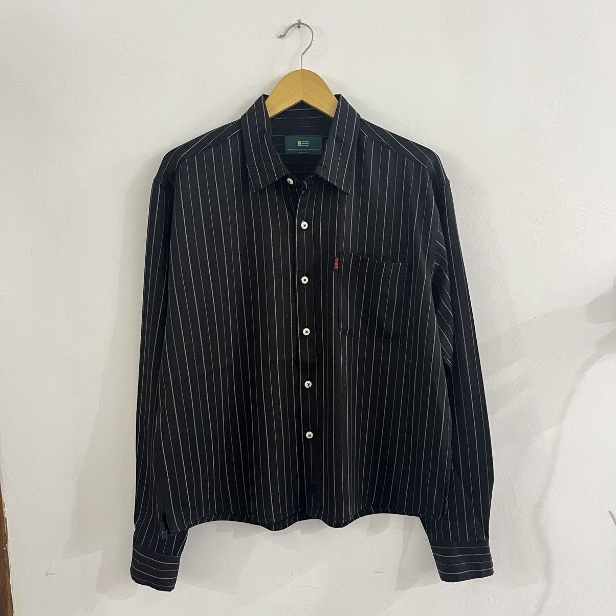 Japanese Brand Bee - Striped LS Button Up Size US L / EU 52-54 / 3 - 2 Thumbnail