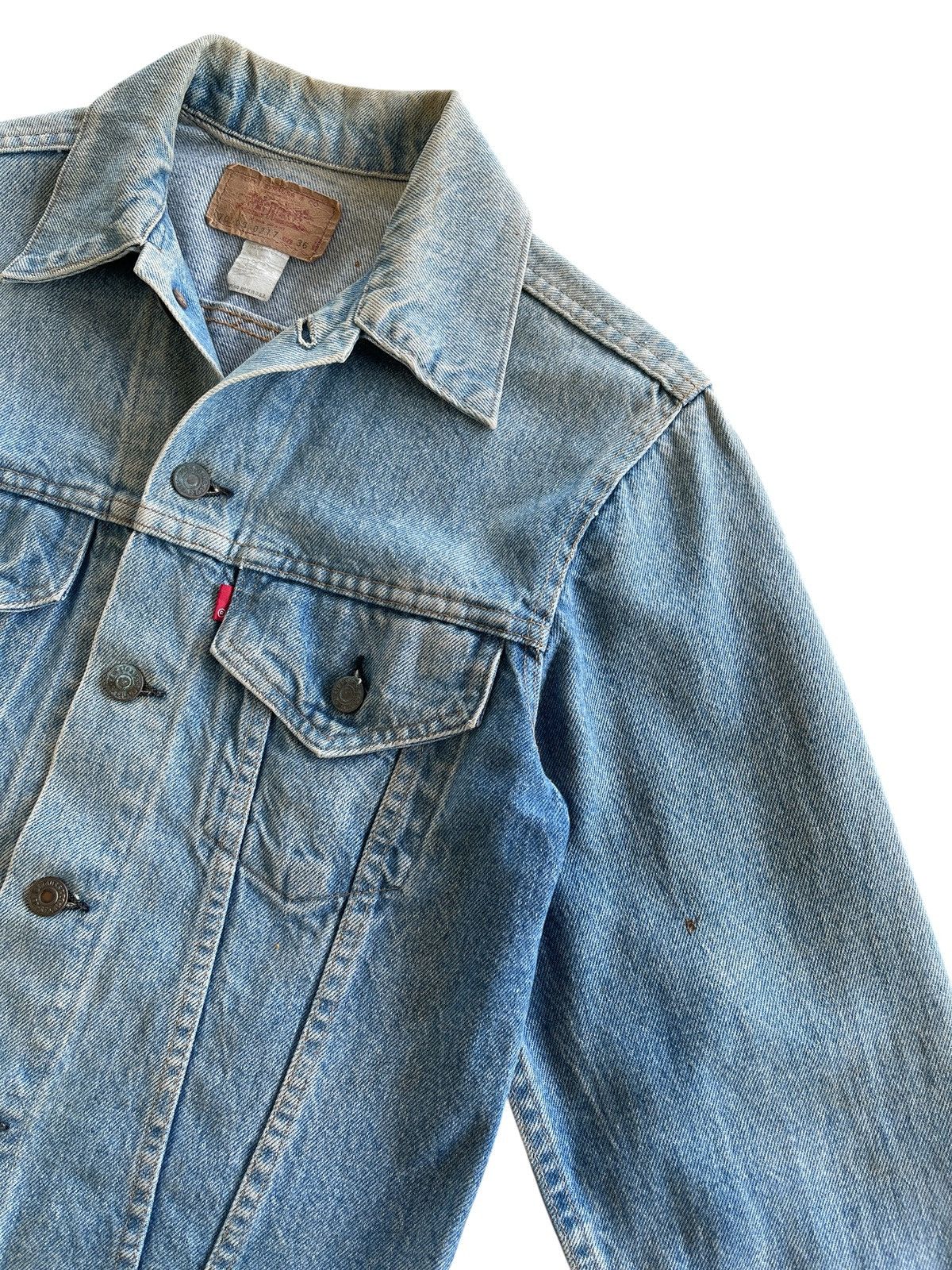 Levi's Vintage Clothing 70s Levis USA 70505-0217 Single R Trucker Jacket Size US S / EU 44-46 / 1 - 13 Thumbnail
