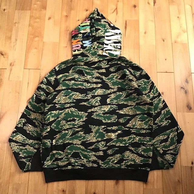 Bape × Nigo BAPE Tiger camo Tiger full zip hoodie a bathing ape Size US M / EU 48-50 / 2 - 2 Thumbnail