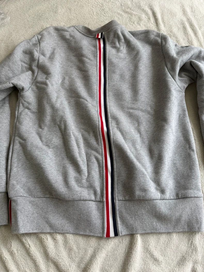 Thom Browne Thom Browne size1 Dark blue hoodie with three stripes on th Size US S / EU 44-46 / 1 - 3 Thumbnail