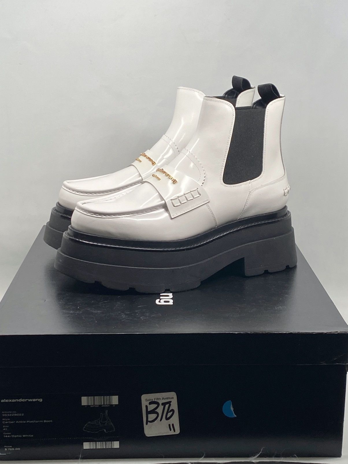 Alexander Wang Alexander Wang Carter Leather Platform Ankle Boots size 41 Size US 11 / IT 41 - 12 Thumbnail