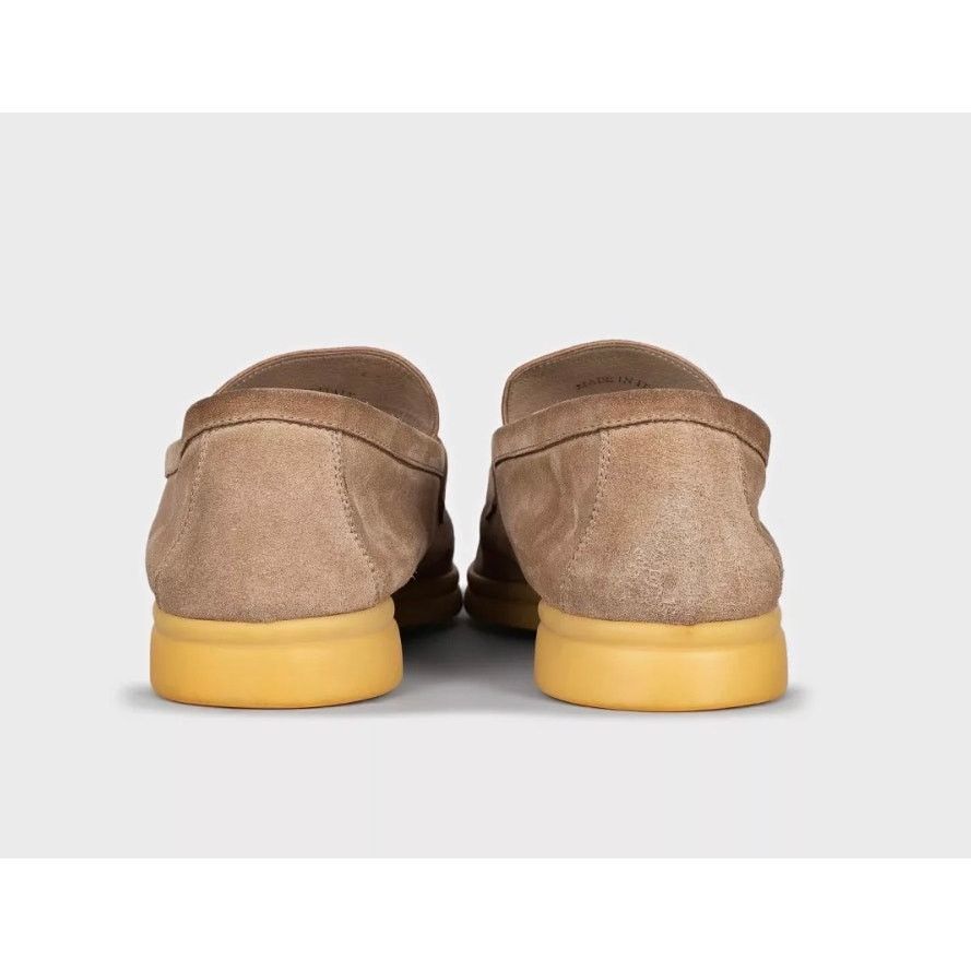 Loro Piana Loro Piana Summer Charms Walk Beige Suede Loafers Sz. 40 Size US 10 / IT 40 - 4 Thumbnail