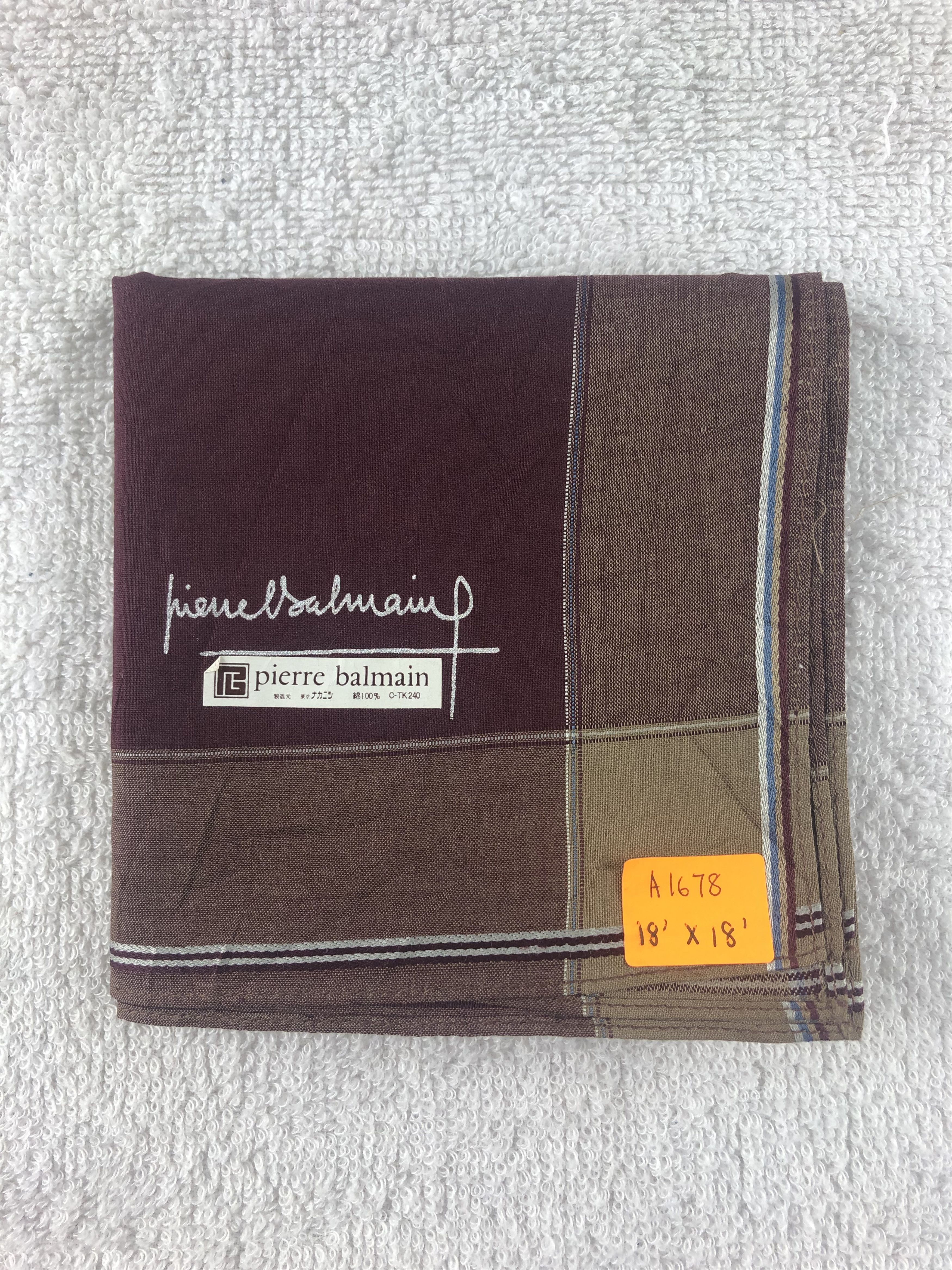 Pierre Balmain × Vintage Pierre Balmain Handkerchief / Bandana / Neckerchief Size ONE SIZE - 6 Thumbnail