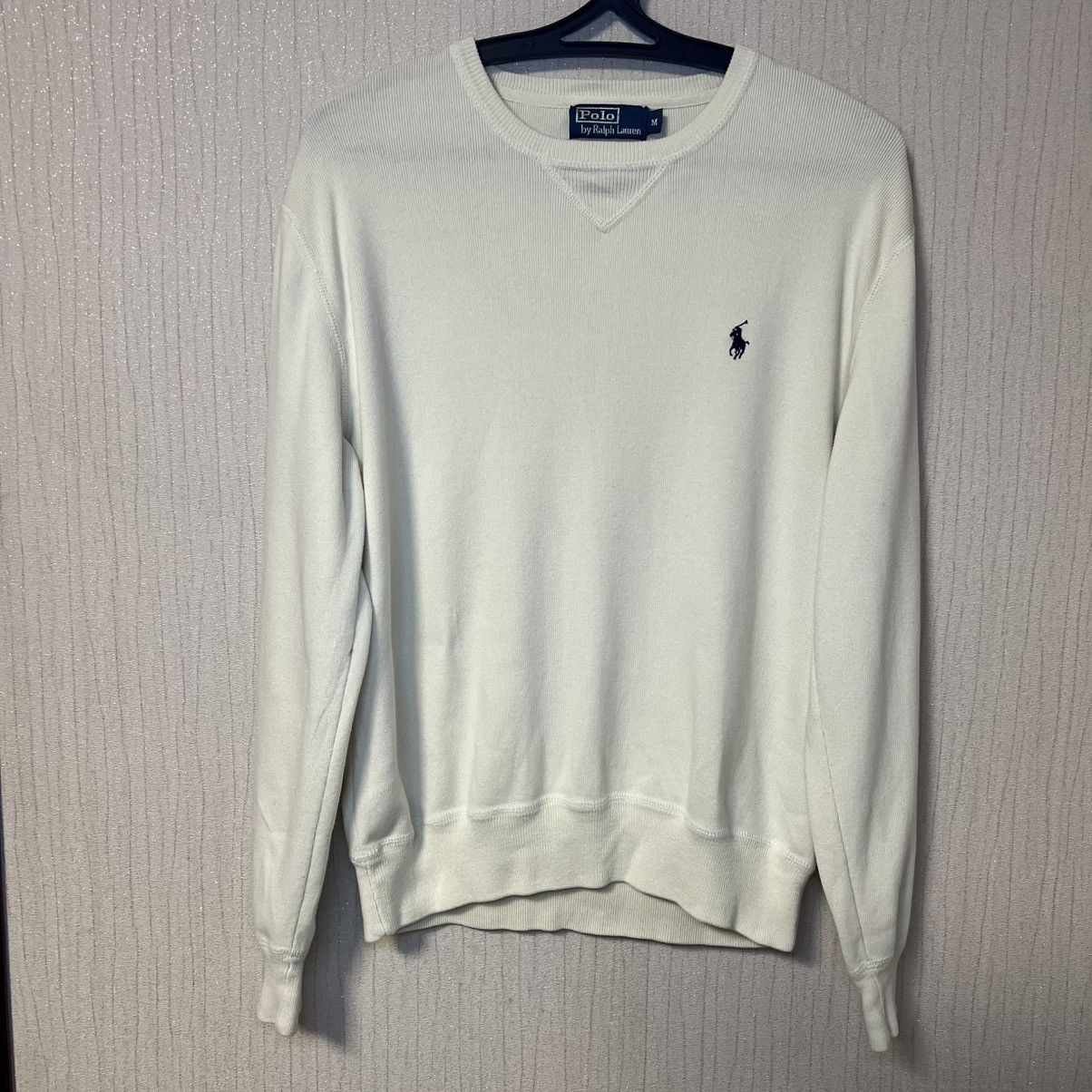 Polo Ralph Lauren Polo Ralph Lauren Sweater Sweatshirt Size M Color Milk White Size US M / EU 48-50 / 2 - 6 Thumbnail
