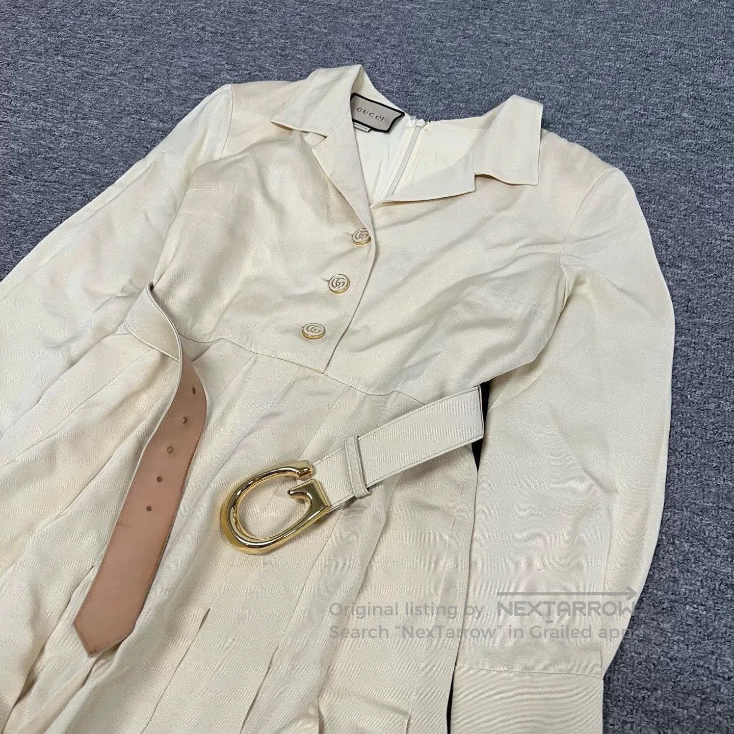 Gucci gucci beige long sleeve dress size 40. Size M / US 6-8 / IT 42-44 - 3 Thumbnail