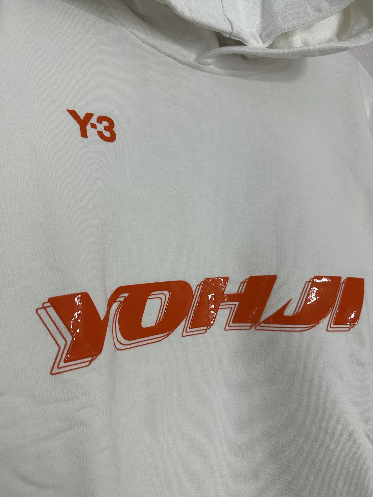Yohji Yamamoto Y3 Yohji Yamamoto Hoodie White (M) Size US M / EU 48-50 / 2 - 2 Thumbnail
