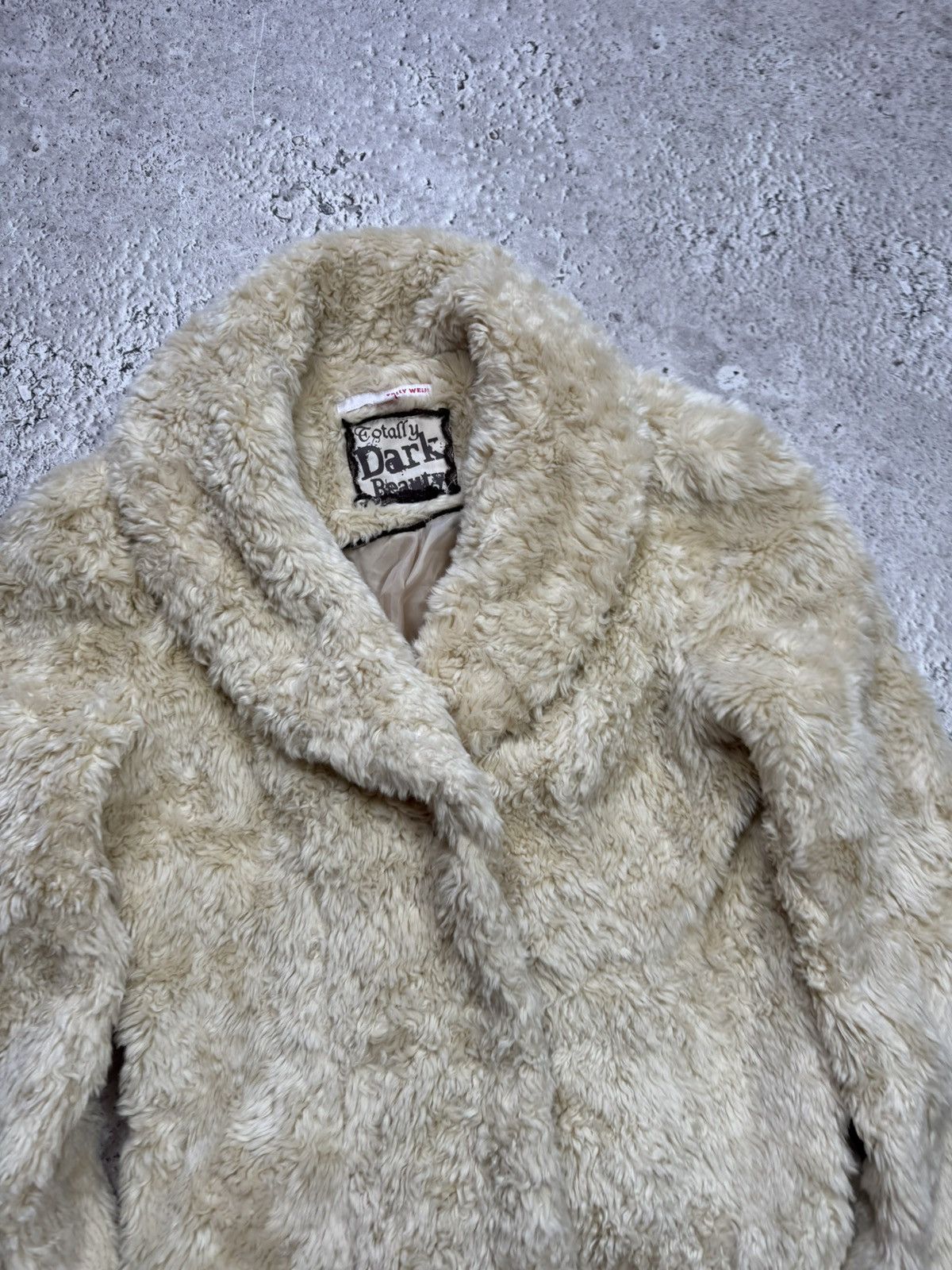 Other Vintage Faux Fur Teddy Jacket Women’s L Cream Y2K Soft Size L / US 10 / IT 46 - 4 Thumbnail